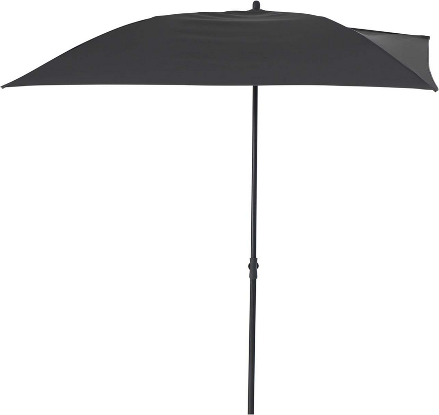 Siena Garden Balkonschirm 'City' anthrazit/grau 160 x 100 cm