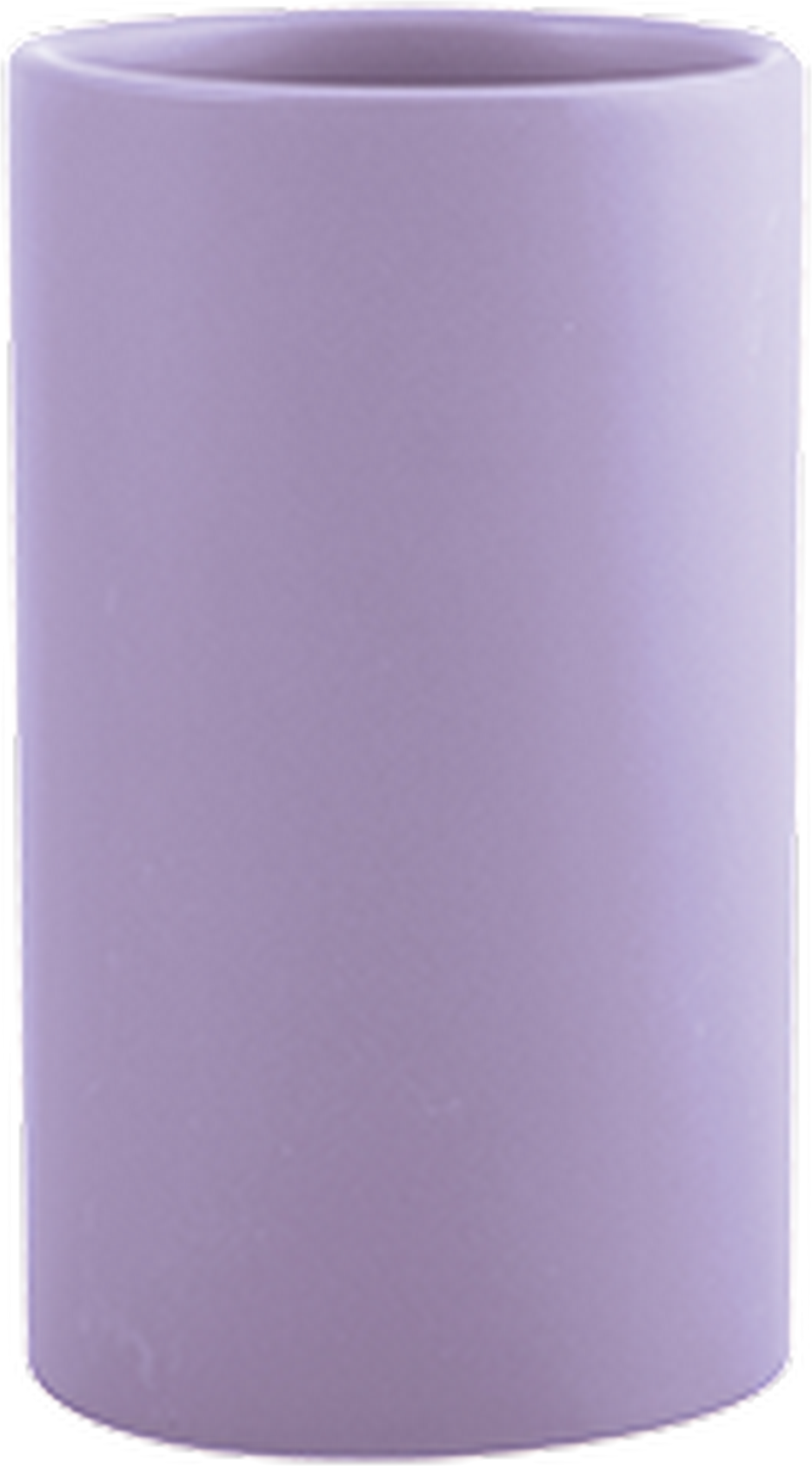 Spirella Zahnputzbecher 'Tube' Porzellan lavendel Ø 7 x 11,5 cm