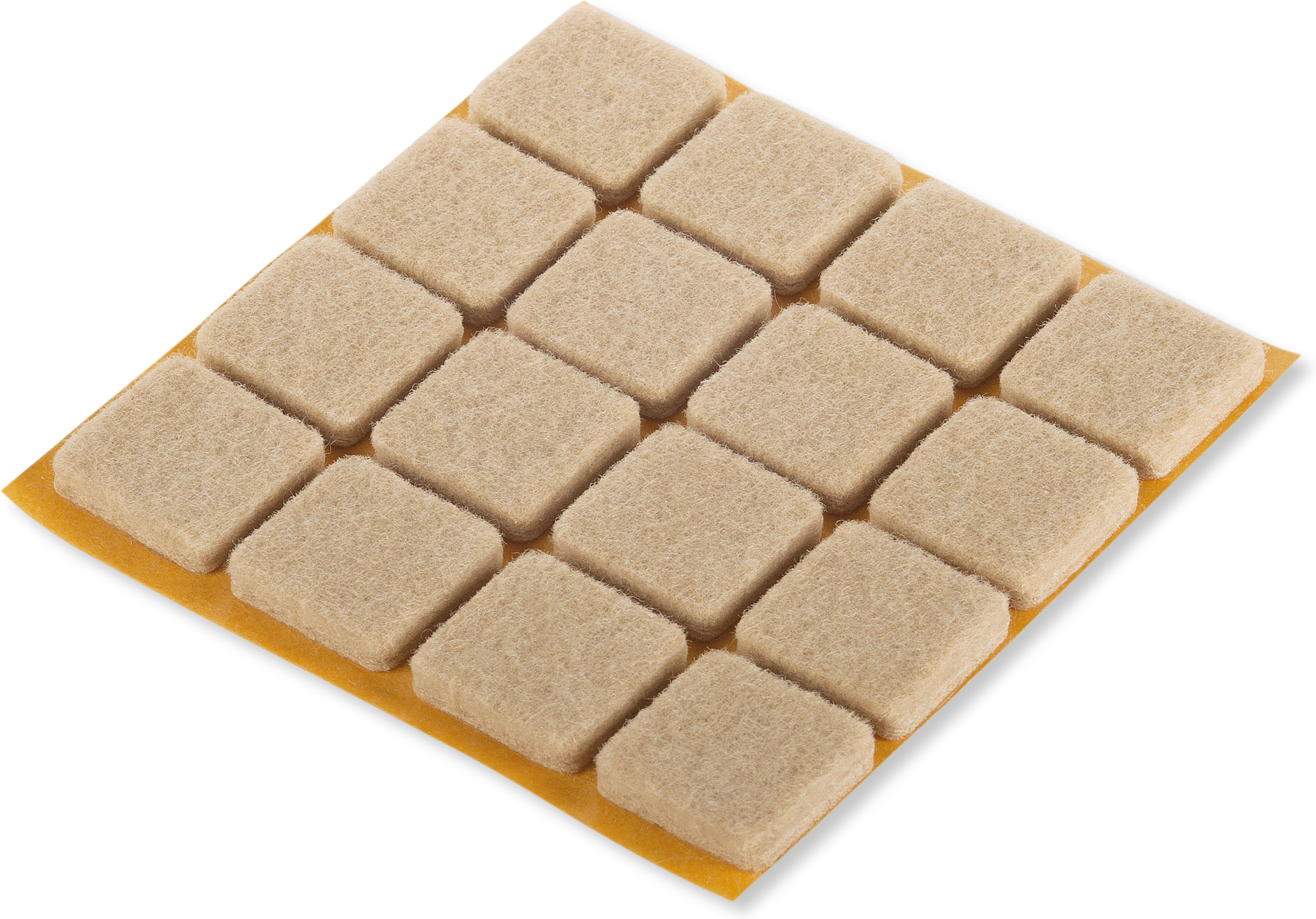 toom Parkettgleiter braun 2 x 2 cm 16 Stück