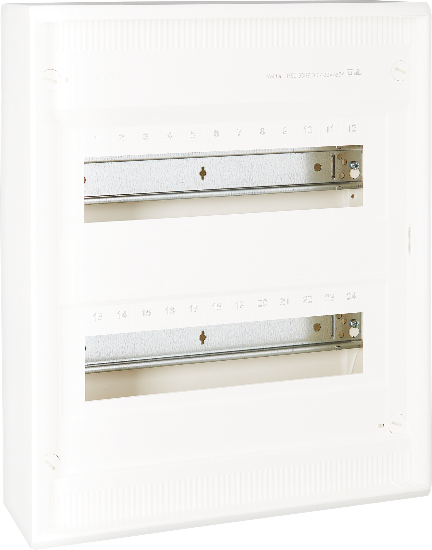 :hager Kleinverteiler ohne Tür 2-reihig 24 PLE