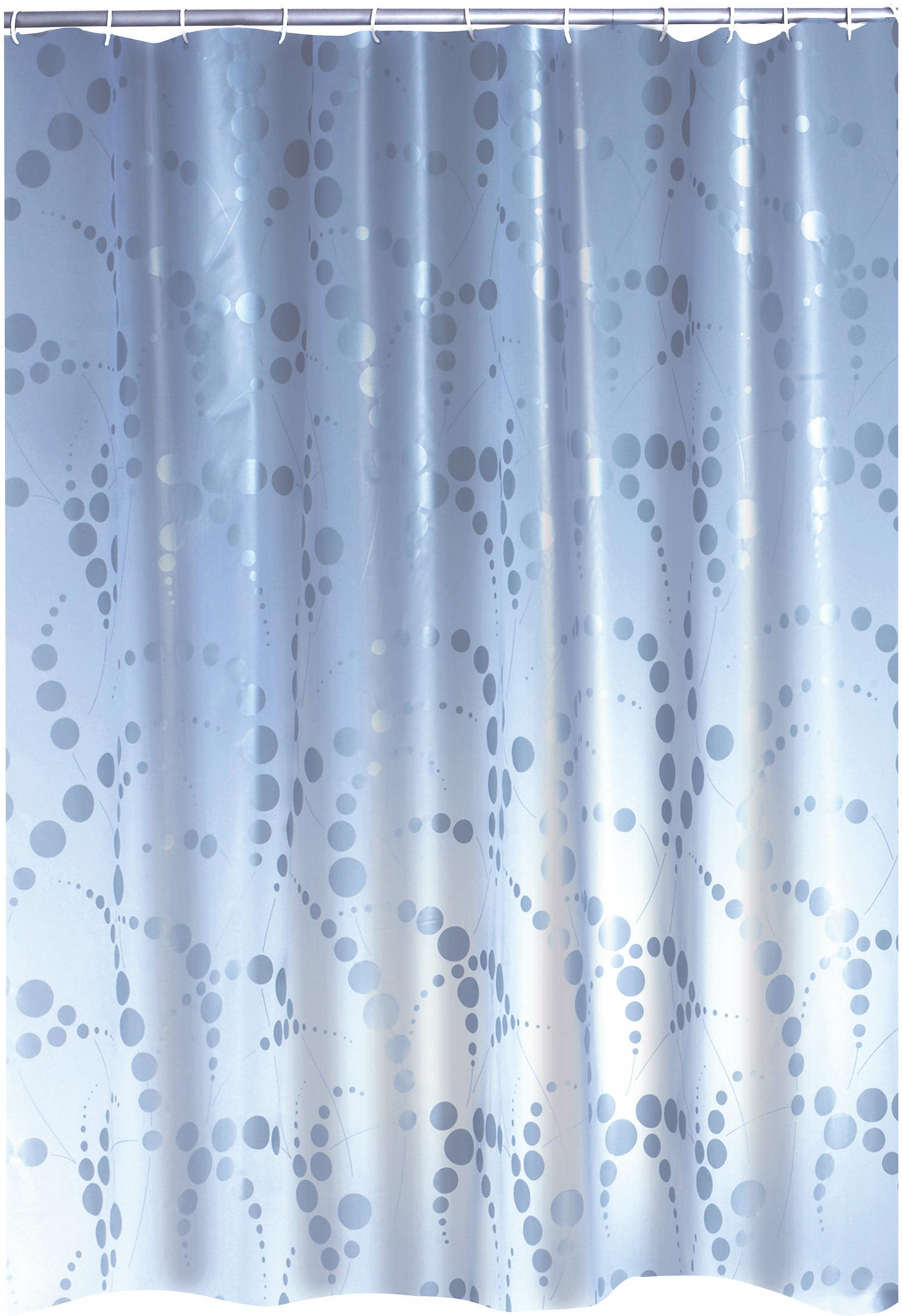 toom Duschvorhang Folie Dots 180 x 200 cm