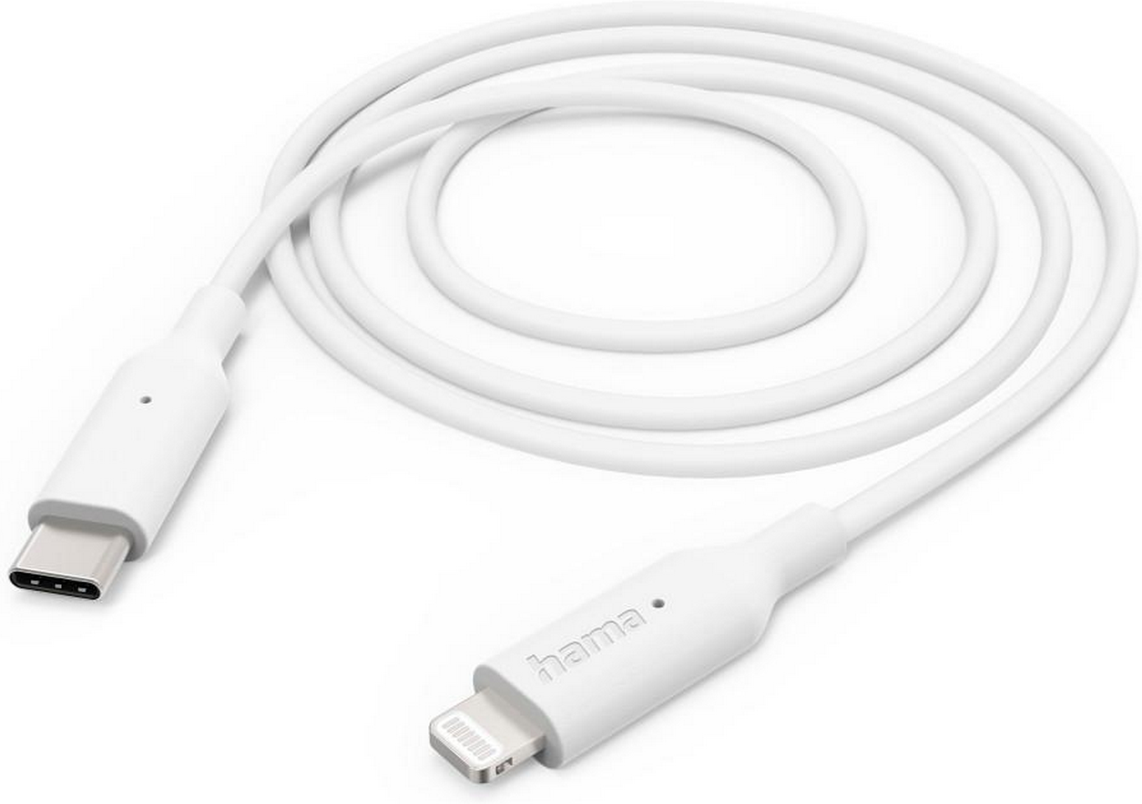 Hama Ladekabel weiß USB-C mit Lightning 1 m
