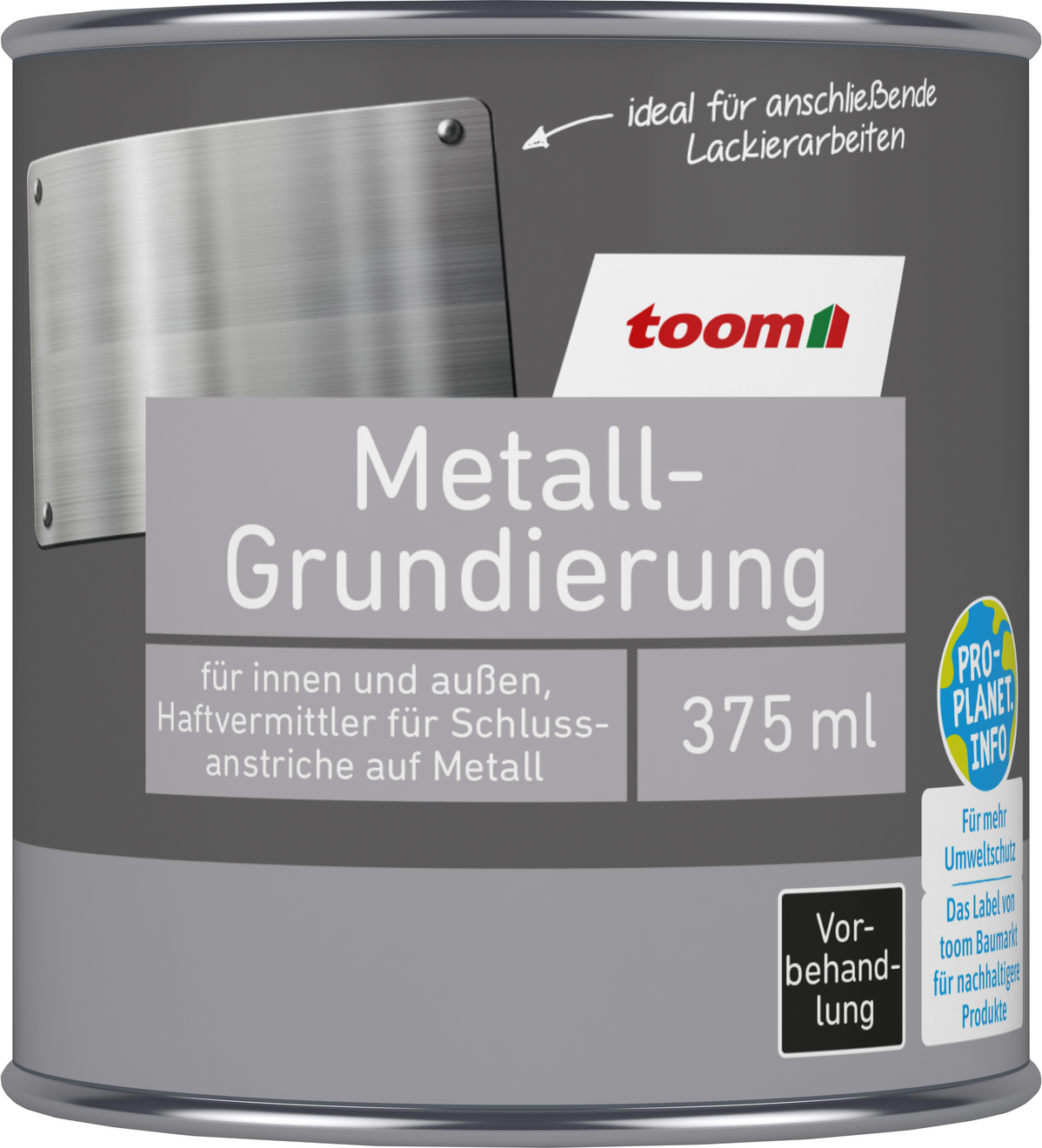 Thumbnail - toom Metall-Grundierung grau 375 ml