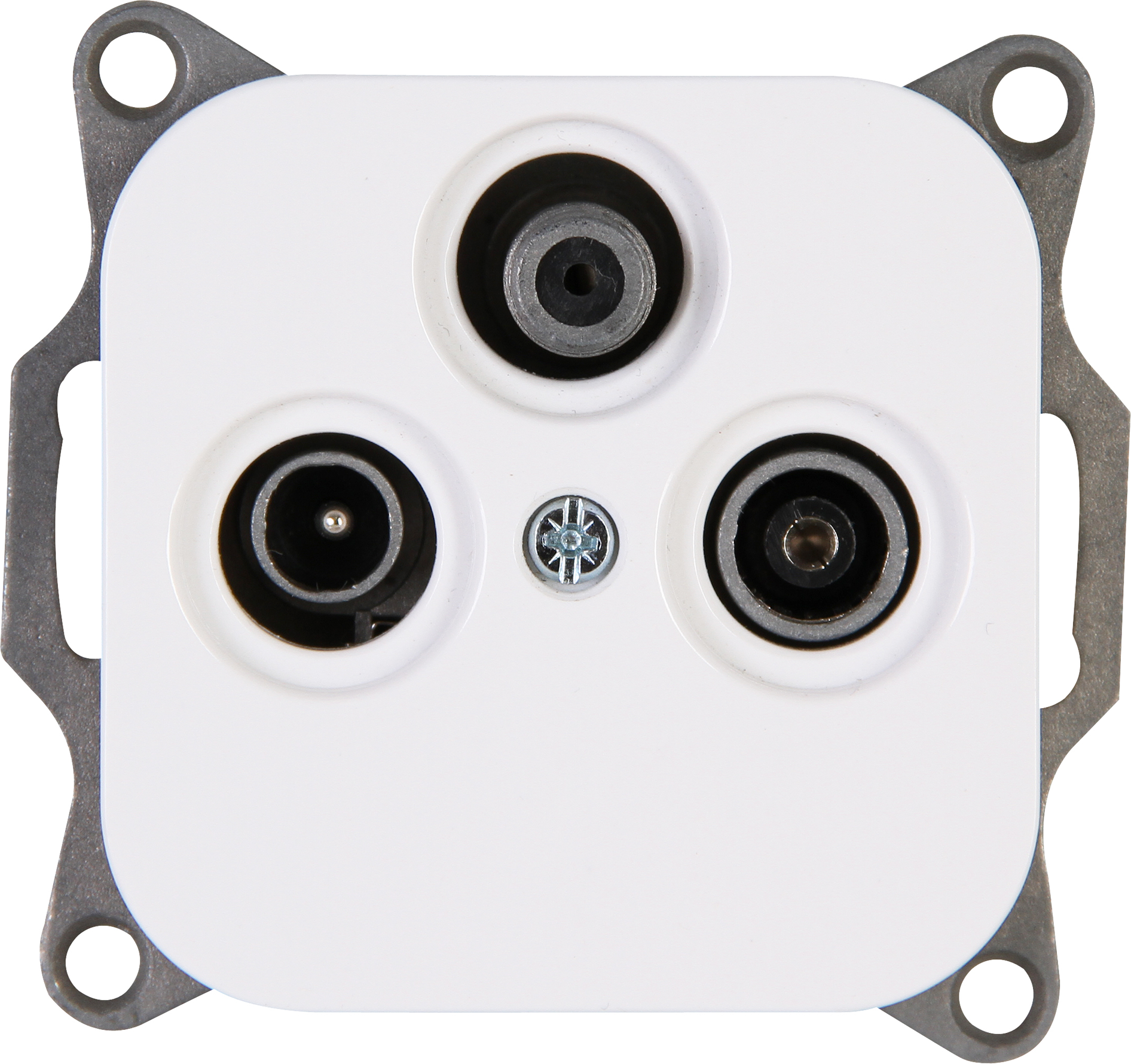 Kopp Sat-Antennensteckdose 'Donau' arktisweiß