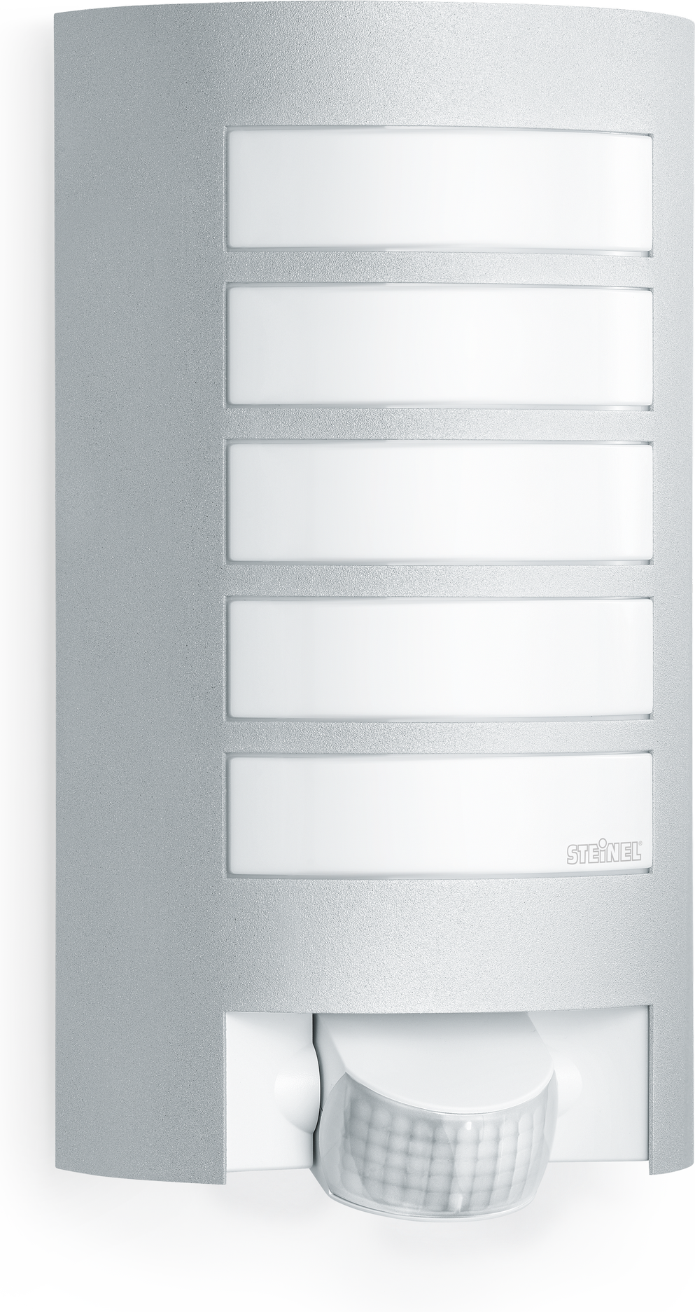 Steinel Außenleuchte 'L 12 S' mit Bewegungsmelder silber