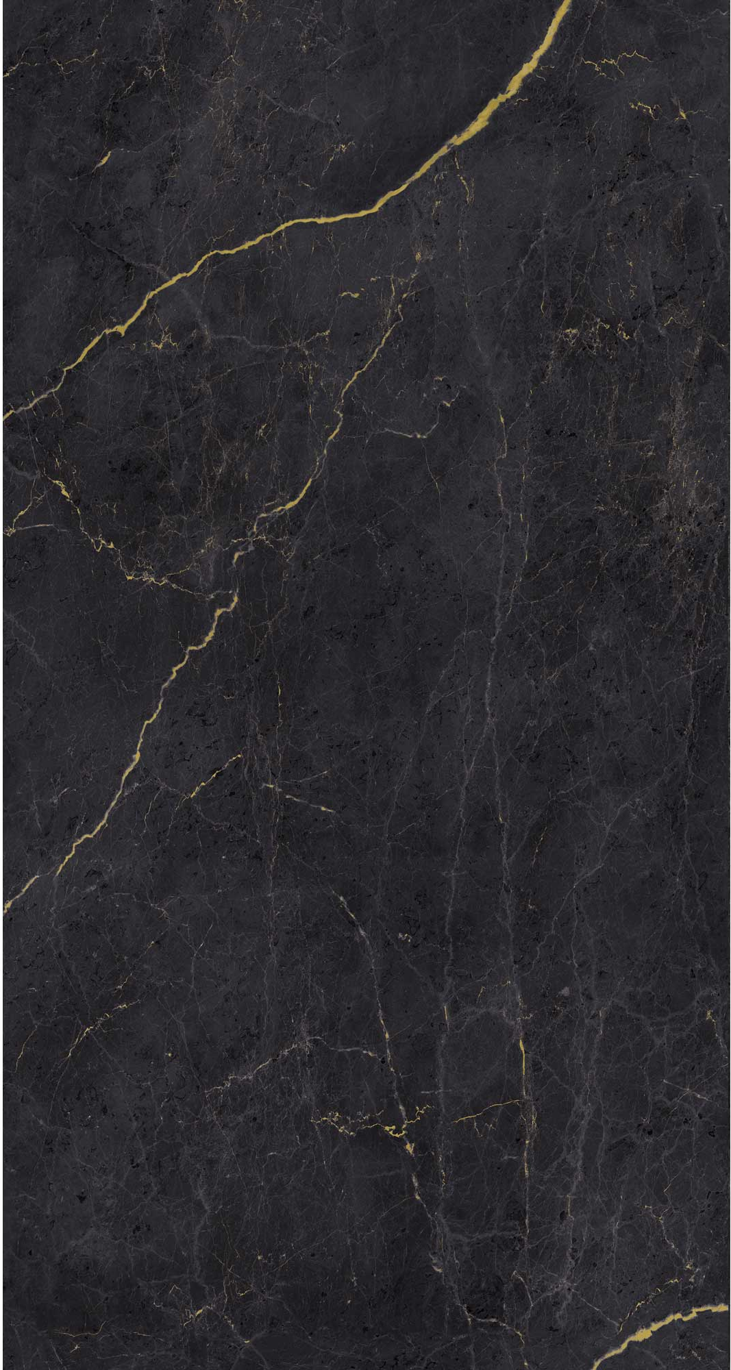 Breuer Rückwand 'Schwarz-Gold' seidenmatt 150 x 255 cm