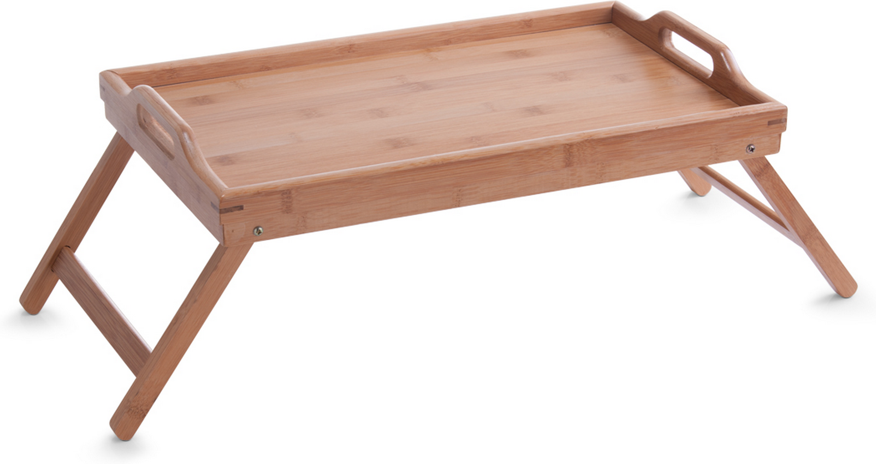 Zeller Bett-Tablett naturfarben 50 x 22 x 30 cm