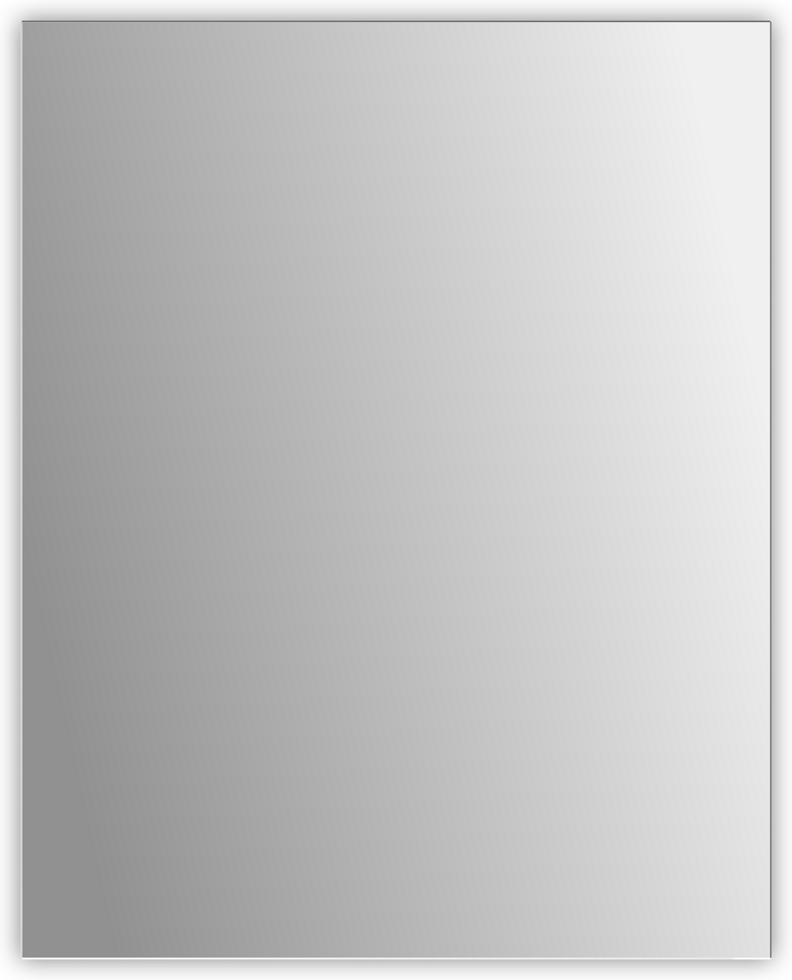 Kristall Form Badspiegel 'Jump' 40 x 50 cm