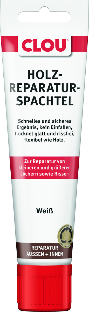 Clou Holzreparatur-Spachtel weiß 55 g