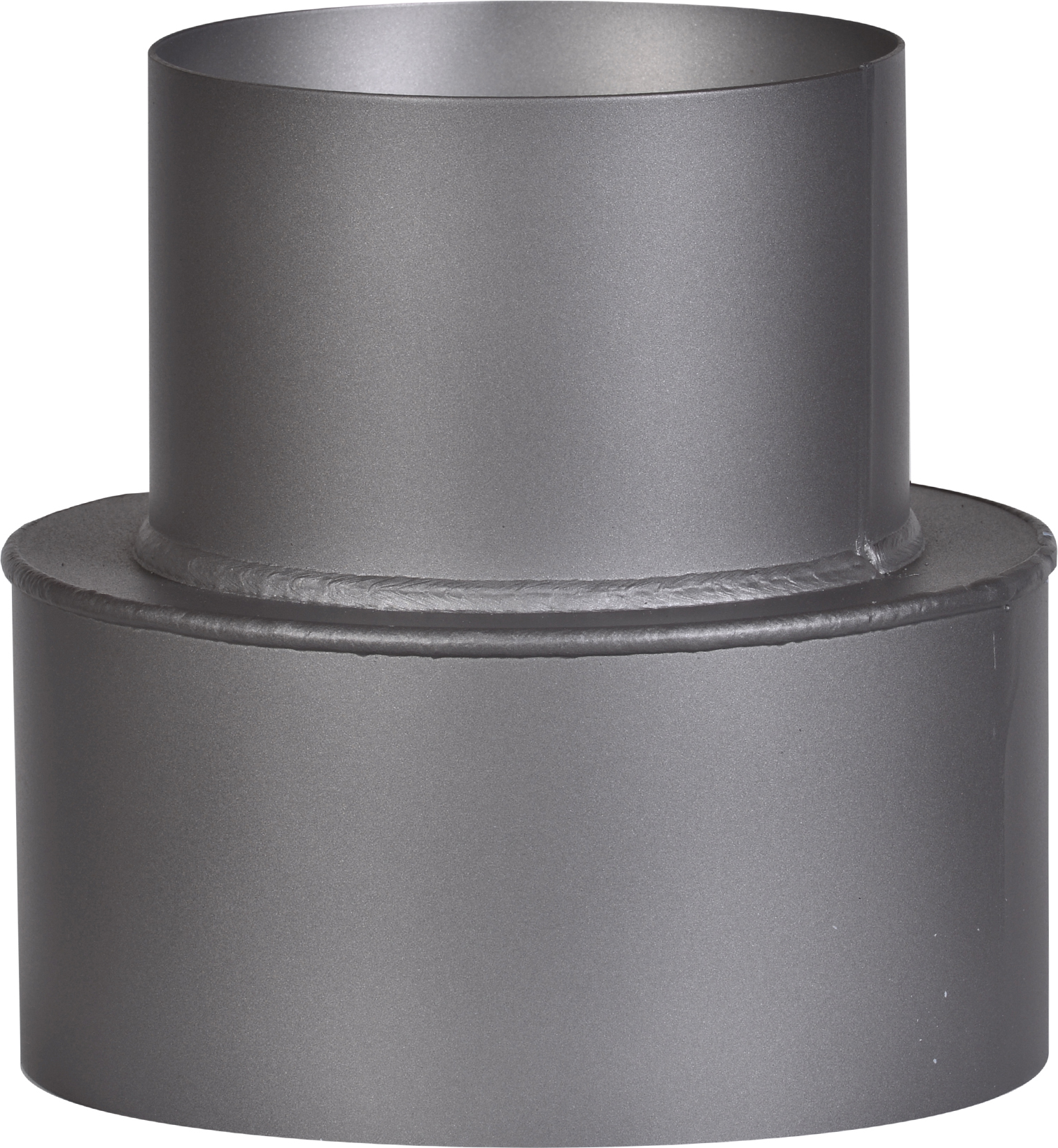 Firefix Rauchrohr-Reduzierung dunkelgrau Ø 200/150 x 160 mm