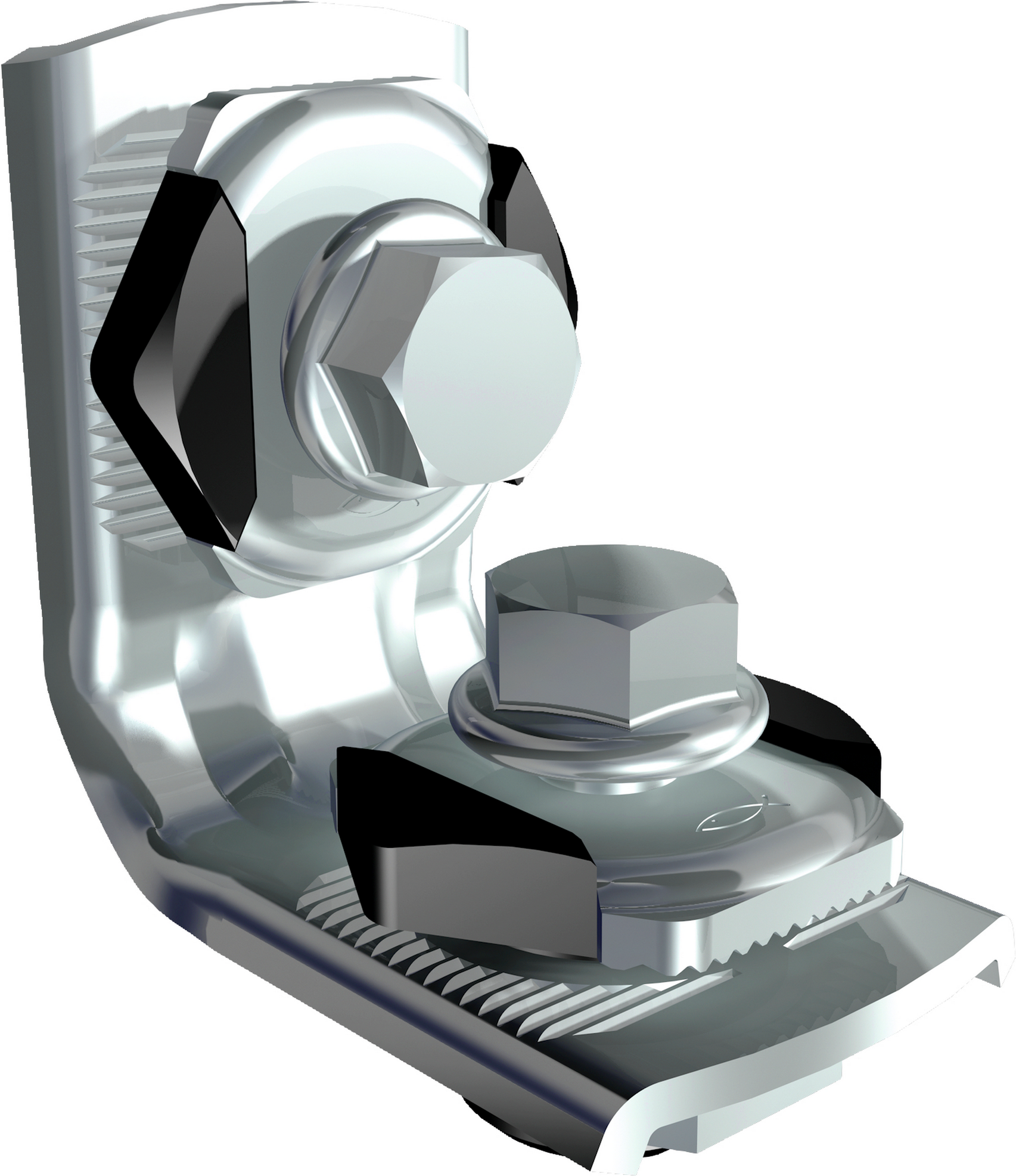 Fischer Montagewinkel MW Clix 90° vormontiert Stahl galvanisch verzinkt, 10 Stück