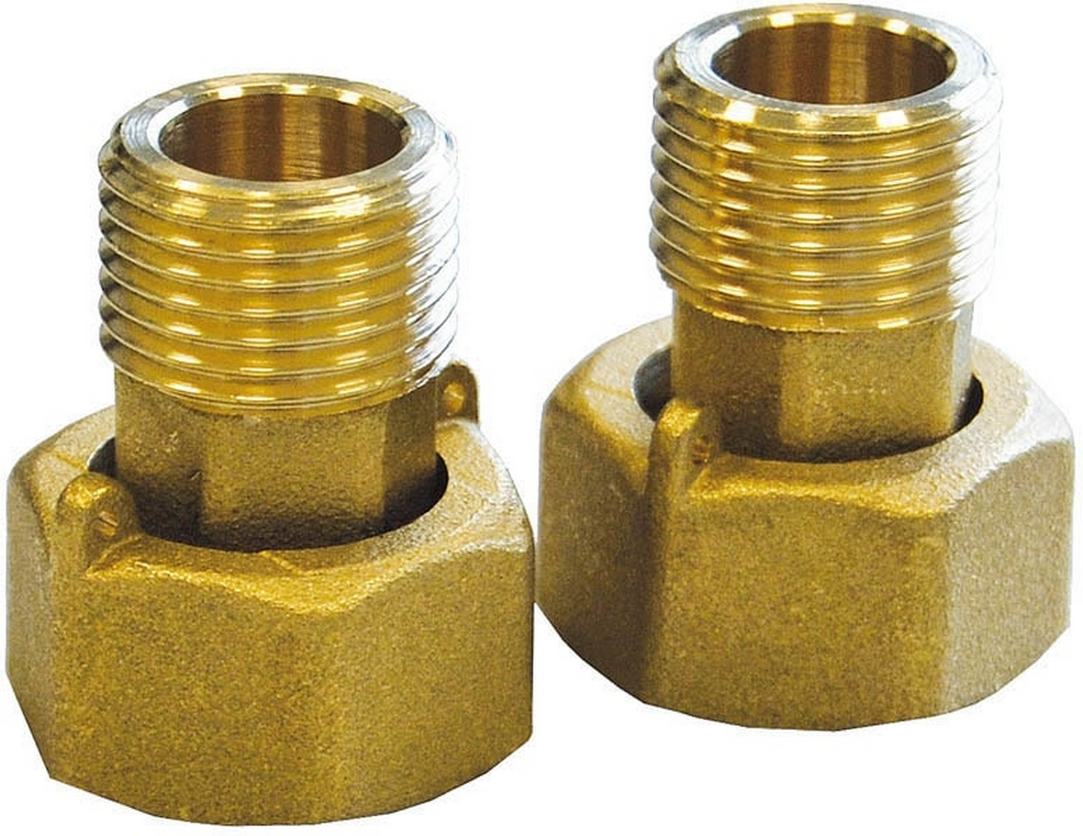 Kirchhoff Wasserzähler-Verschraubungen 33,25 mm (1") 26,44 mm (3/4") 2 Stück