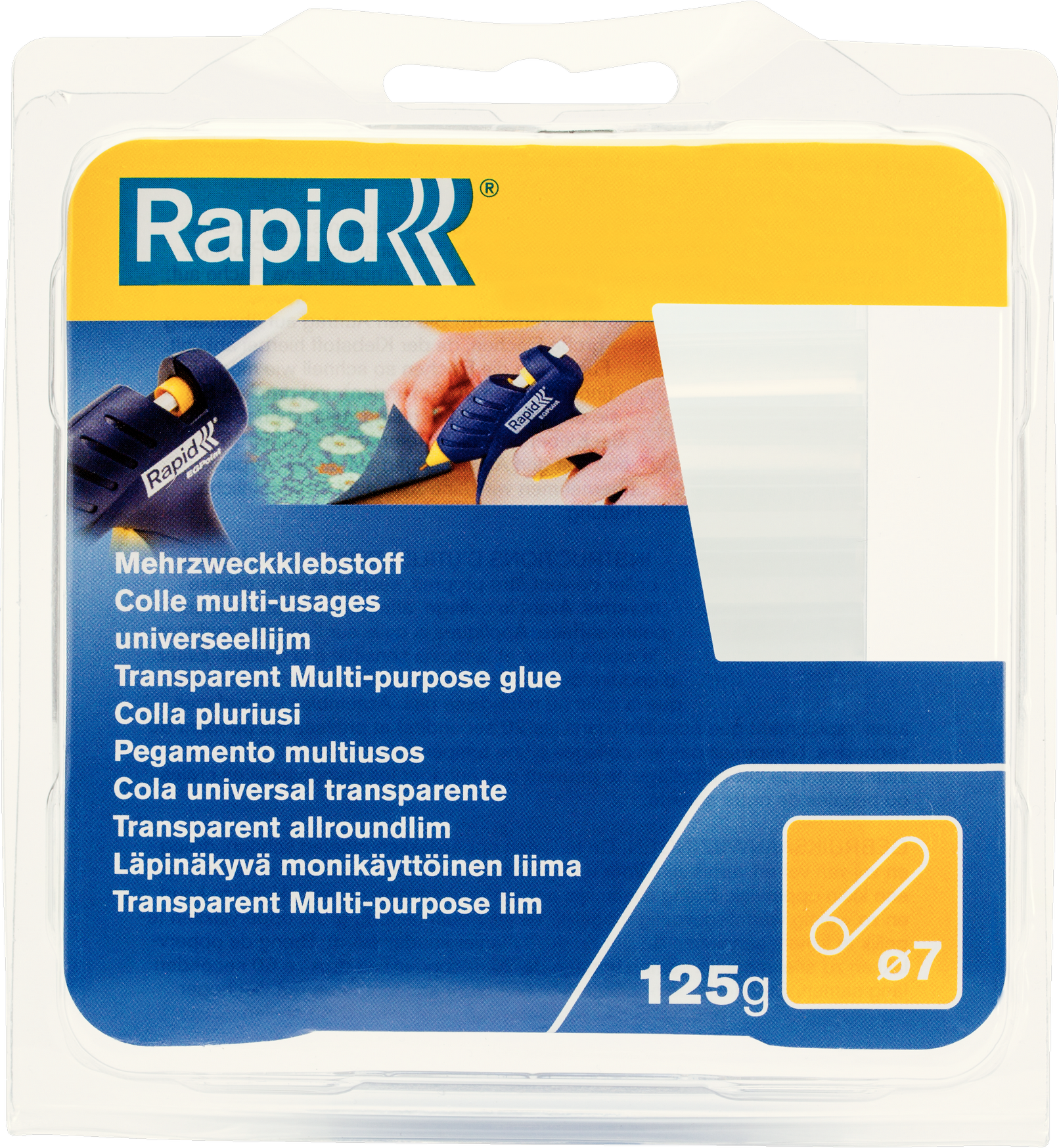 Rapid Klebesticks Transparent Ø 7 mm 125 g