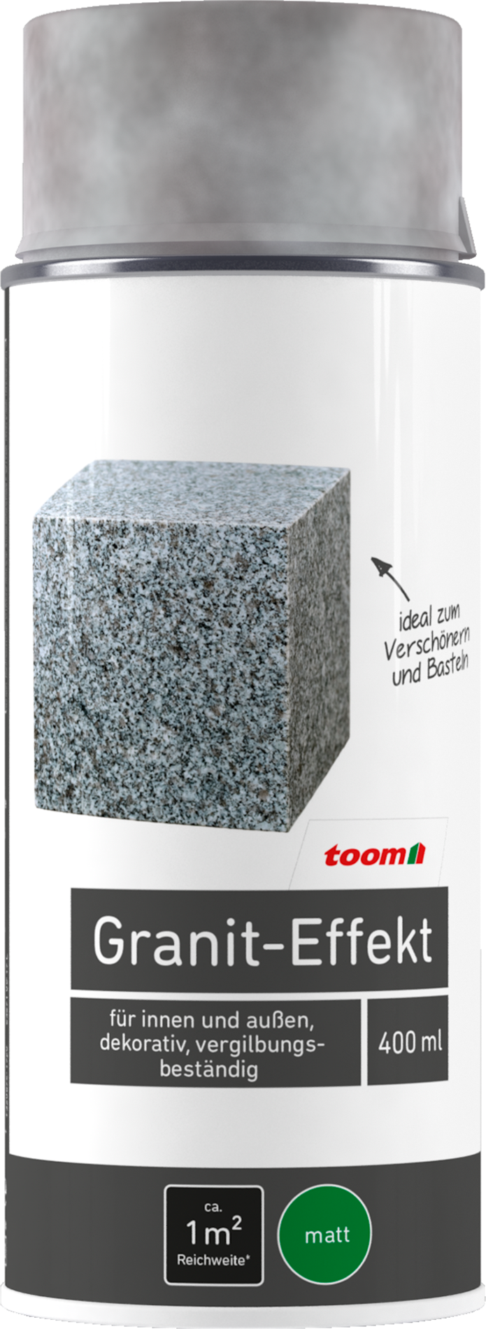 Thumbnail - toom Effekt-Sprühlack hellgrau matt 400 ml