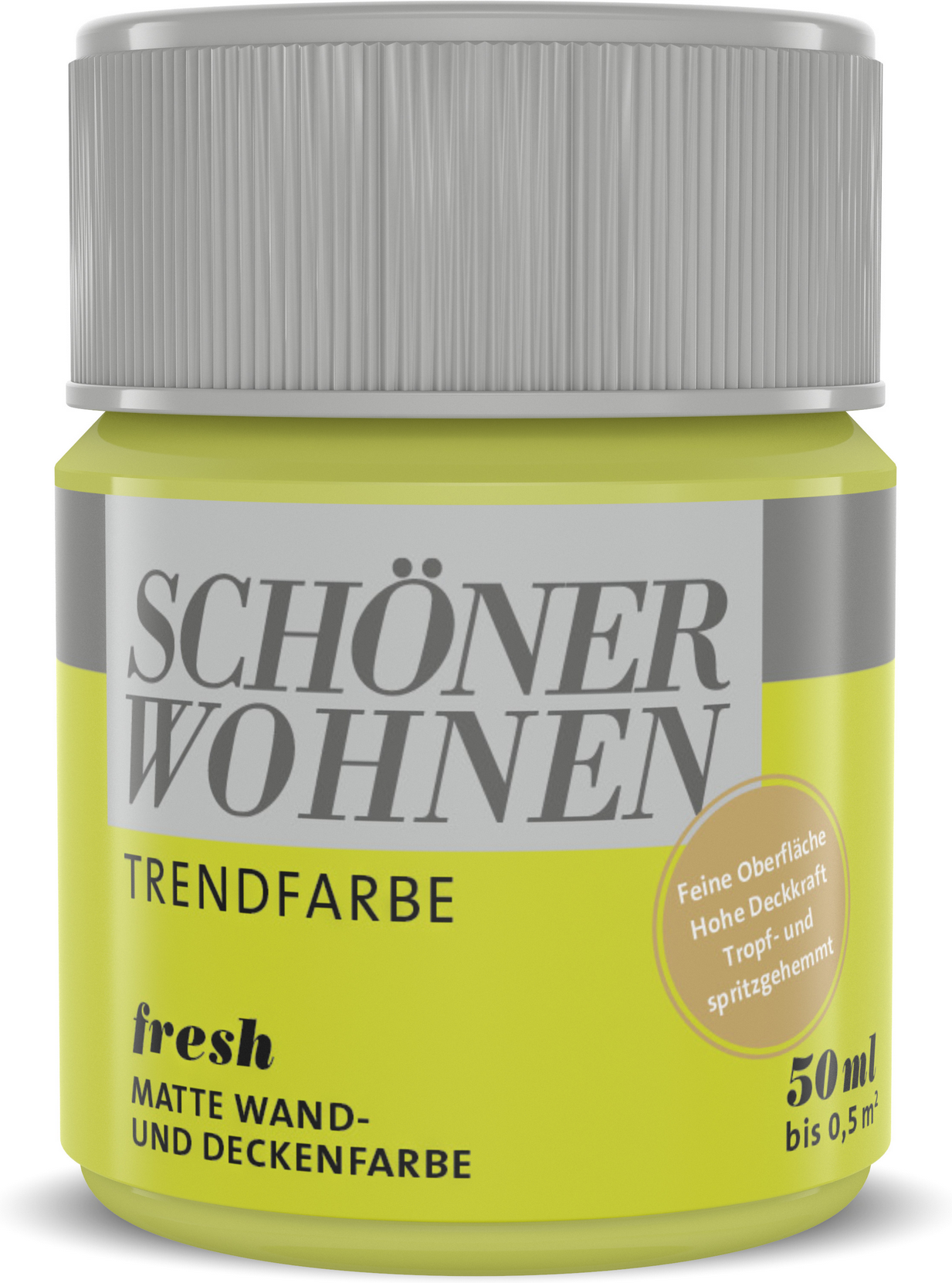 Thumbnail - Schöner Wohnen Farbe Trendfarbe 'Fresh' apfelgrün matt 50 ml