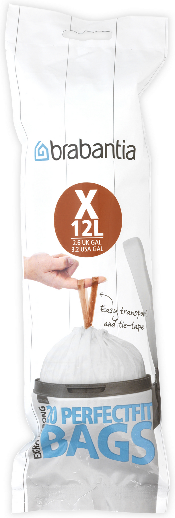 Brabantia Müllbeutel 'PerfectFit' Code X 10-12L