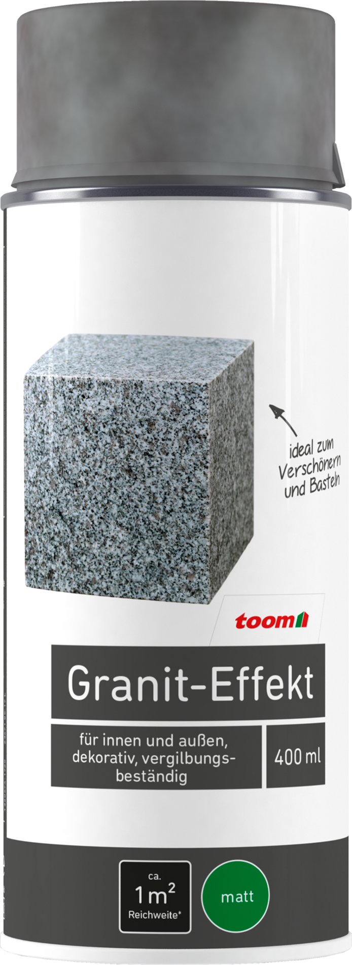 Thumbnail - toom Effekt-Sprühlack grau matt 400 ml