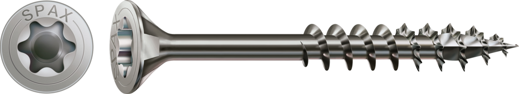 Spax Edelstahlschraube Senkkopf T-Star plus T20 Ø 4 x 45 mm 25 Stück