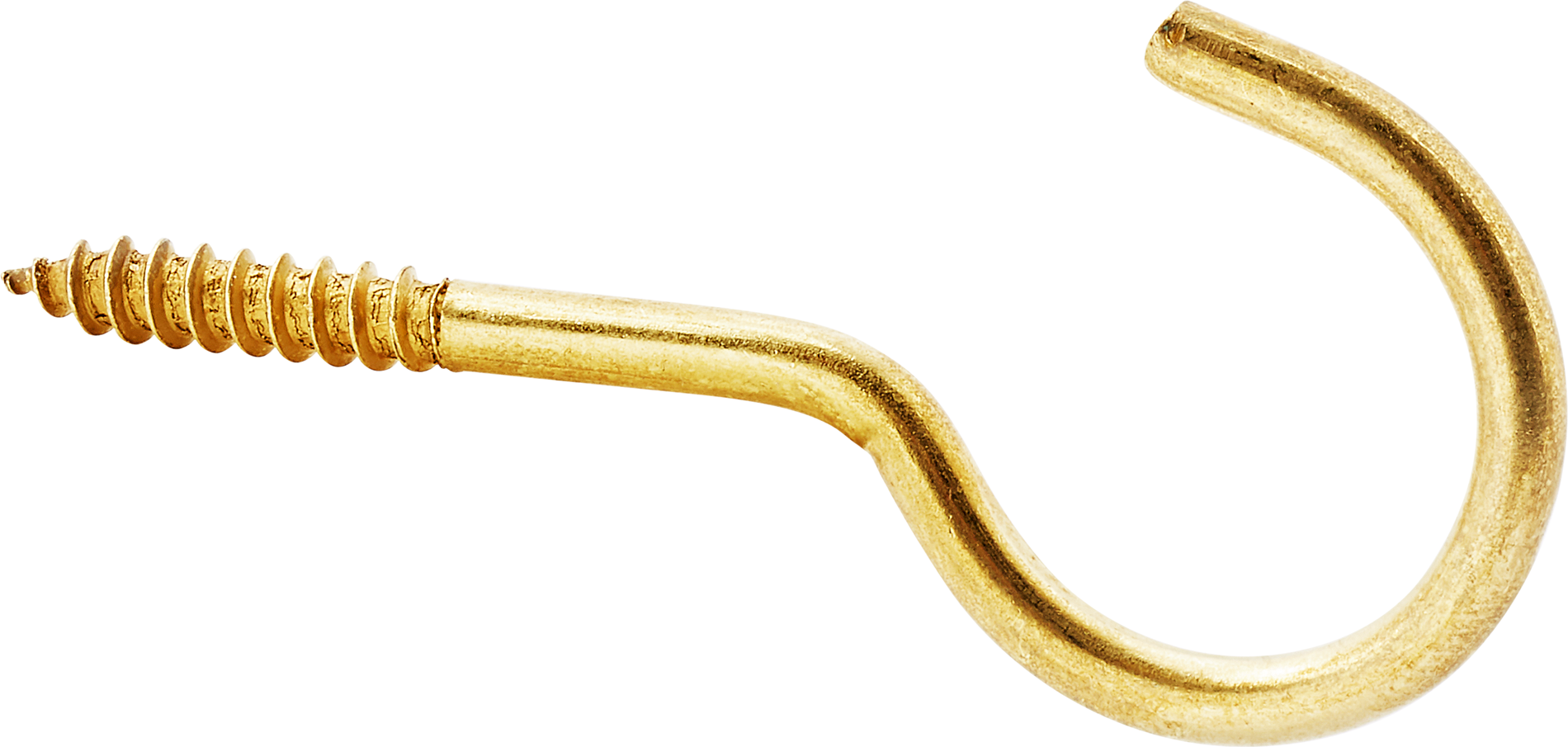 toom Schraubhaken Messing blank 3,3 x 60 mm 4 Stück