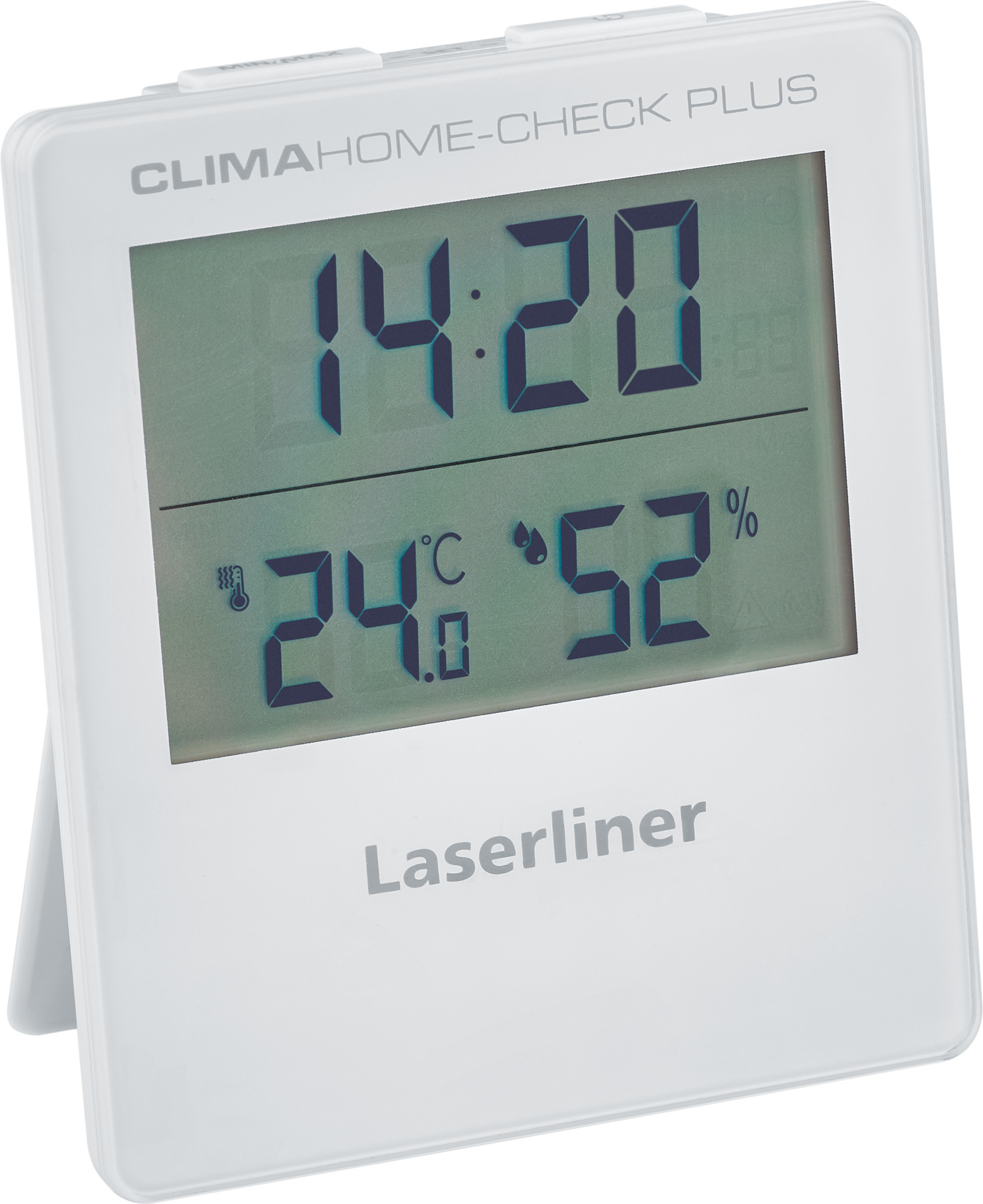 Laserliner Digitales Hygrometer 'ClimaHome-Check Plus' weiß mit Lüftungsempfehlung