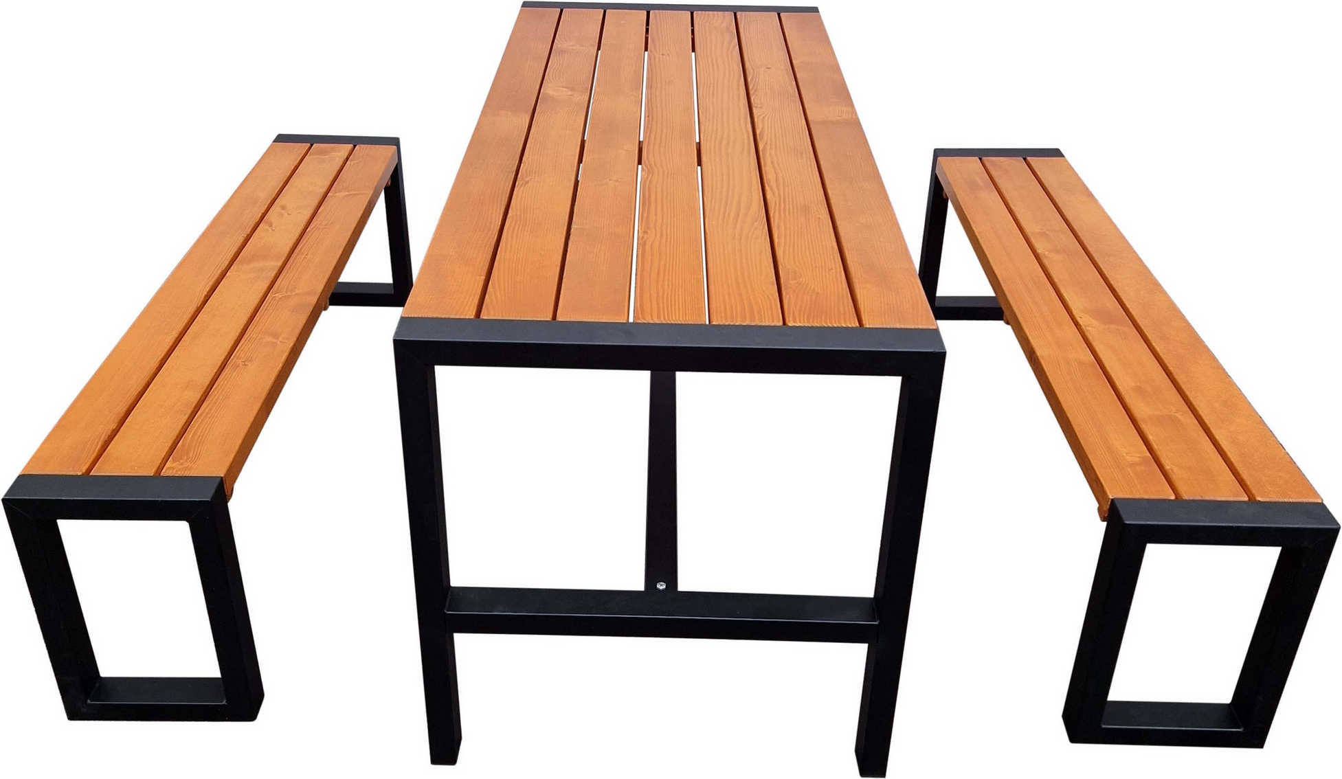 Promadino Gartenmöbel-Set 'Sylt' Holz braun 5-teilig