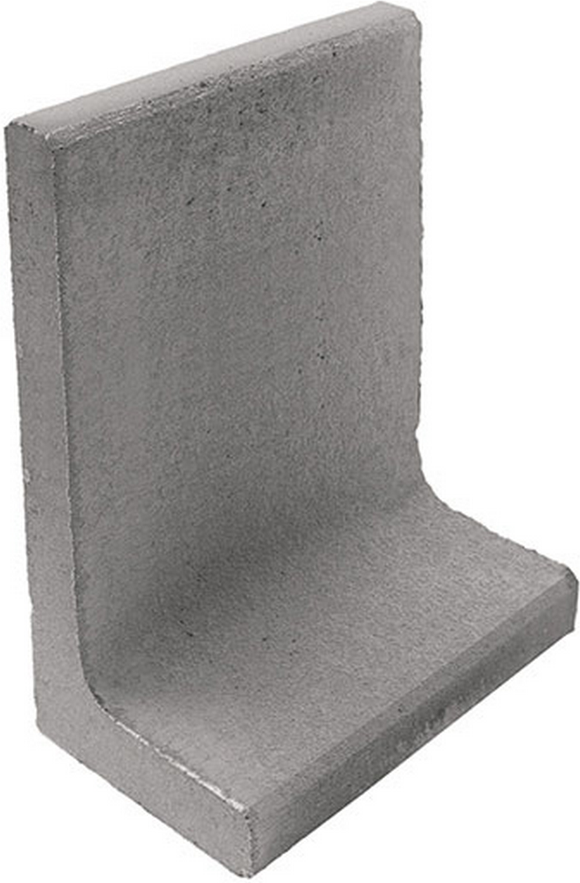 Diephaus L-Stein Beton grau 30 x 40 x 60 x 7 cm