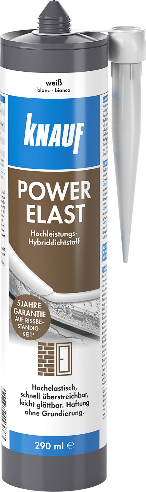 Knauf Power-Elast Hybriddichtstoff weiß 290 ml