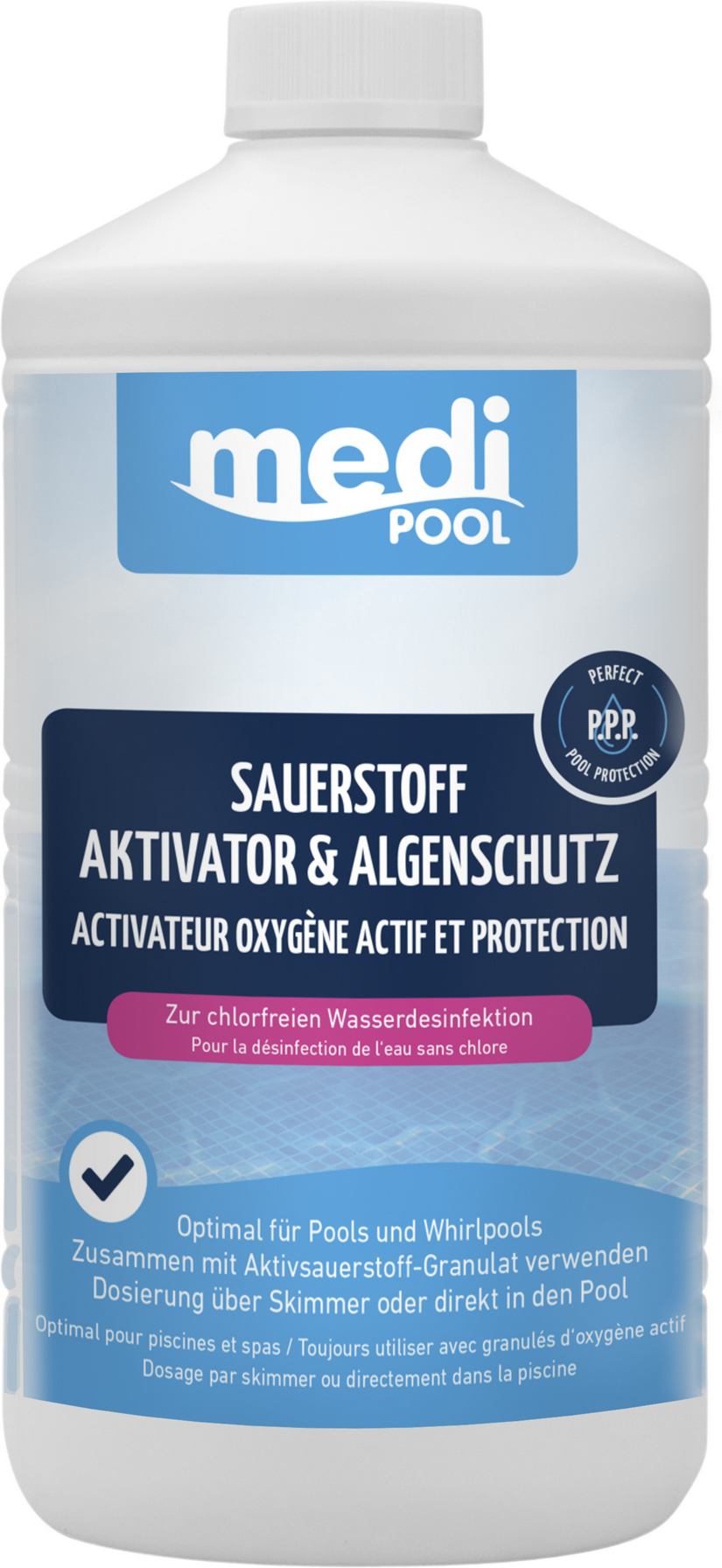 mediPOOL Sauerstoff Aktivator & Algenschutz 1 Liter