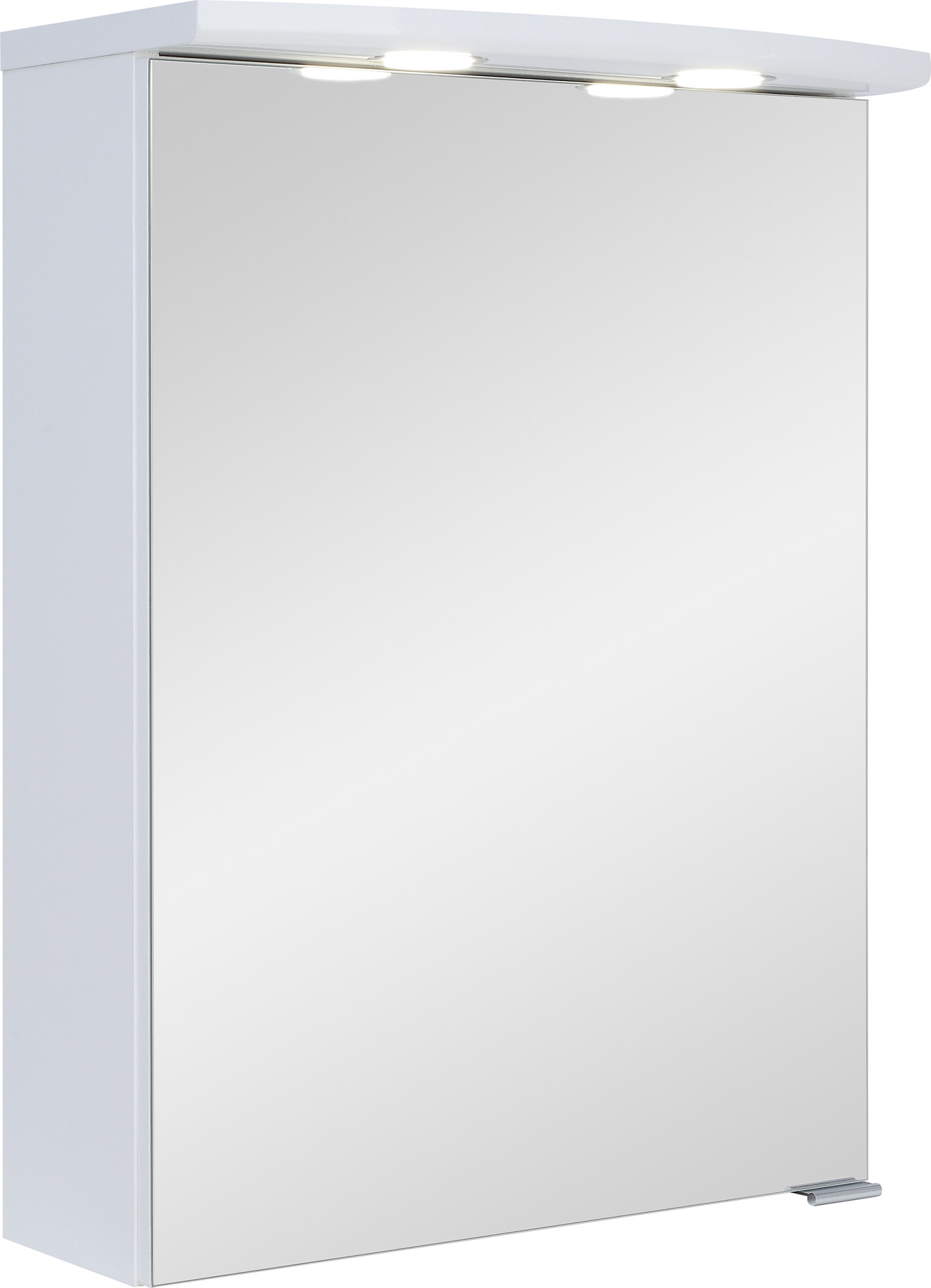 LED-Spiegelschrank 'Beni' weiß 50 x 65 x 23,4 cm