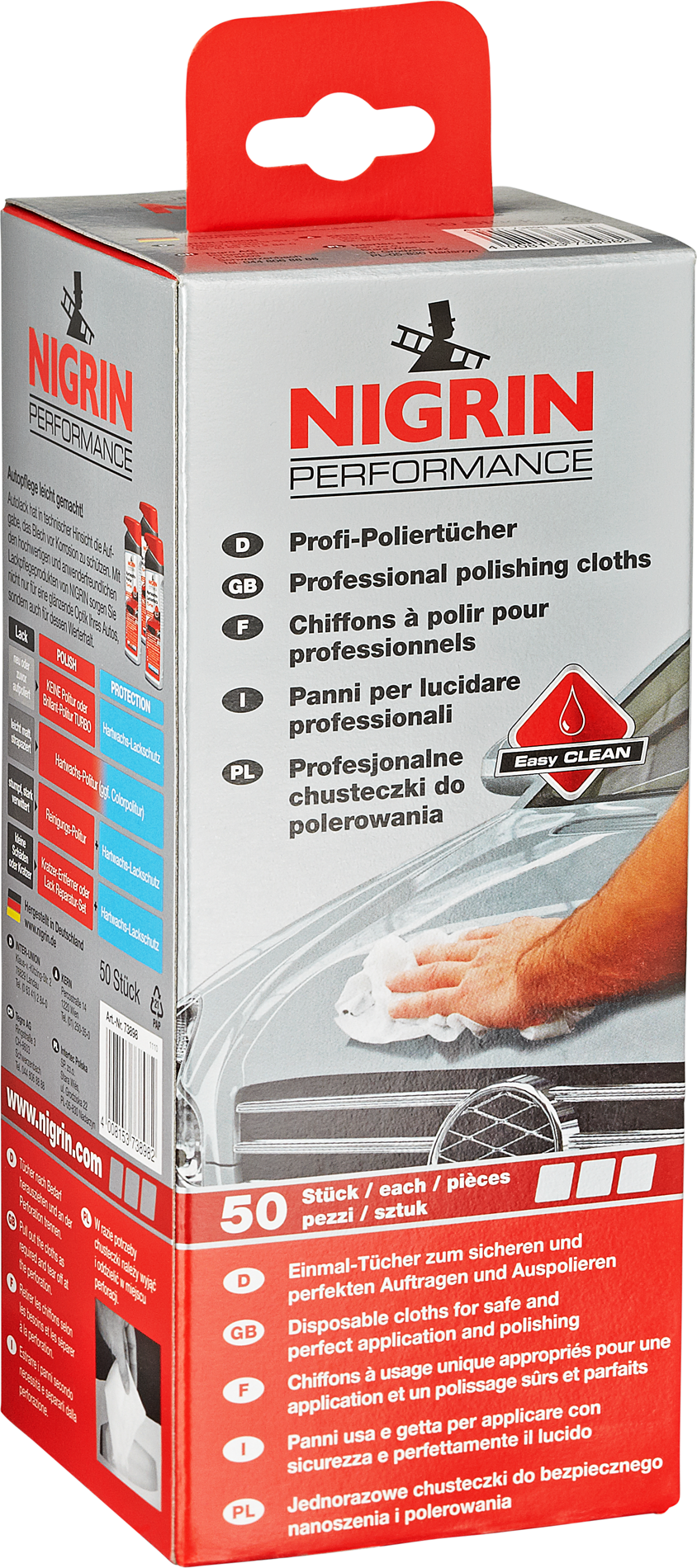 Nigrin Poliertücher 50 Stück