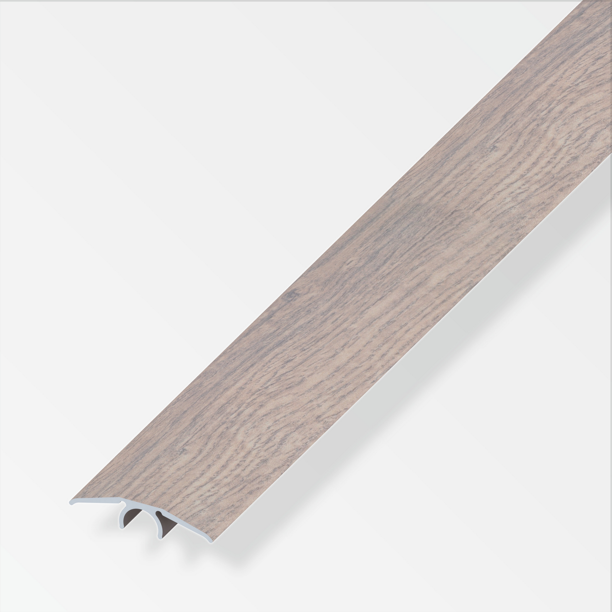 alfer Übergangsprofil 'Dekor' eichefarben grau, 1000 x 33 mm
