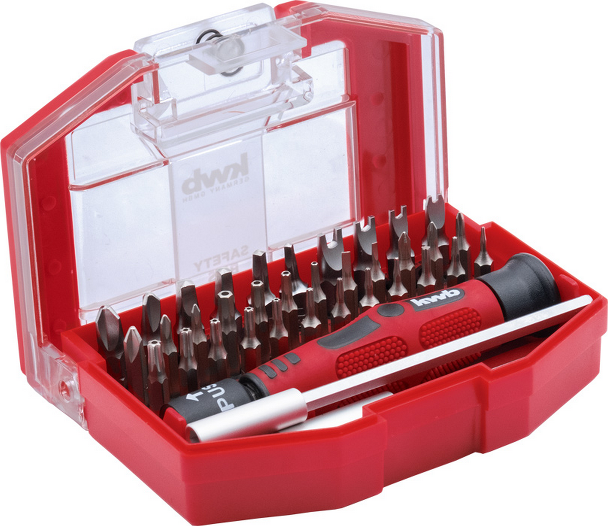 Thumbnail - kwb Bit-Set 'Safety Bit' mit Gürtelclip 37-teilig