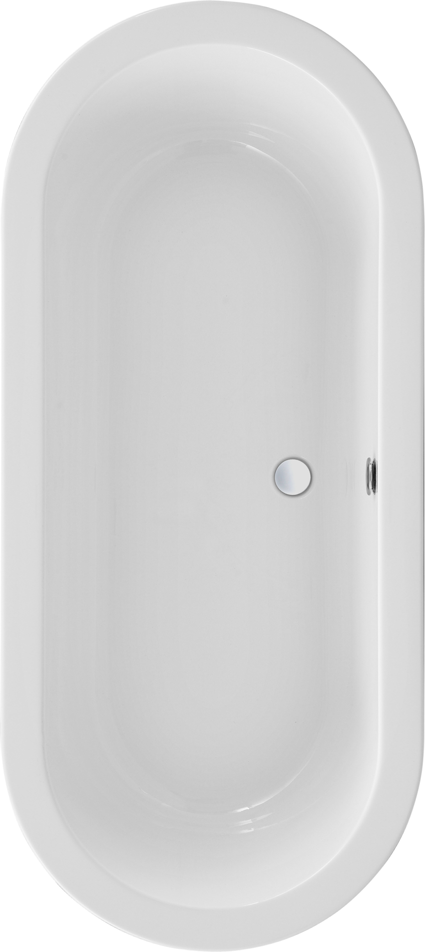 Ottofond Badewanne 'Flora' 180 x 80 cm weiß