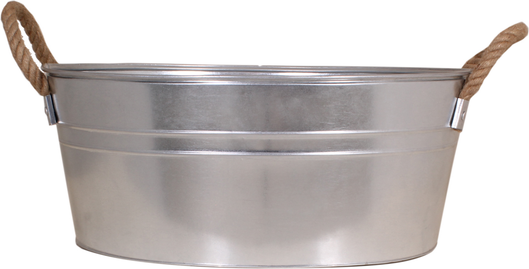 Thumbnail - Pflanzgefäß Zink silbern Ø 54 cm