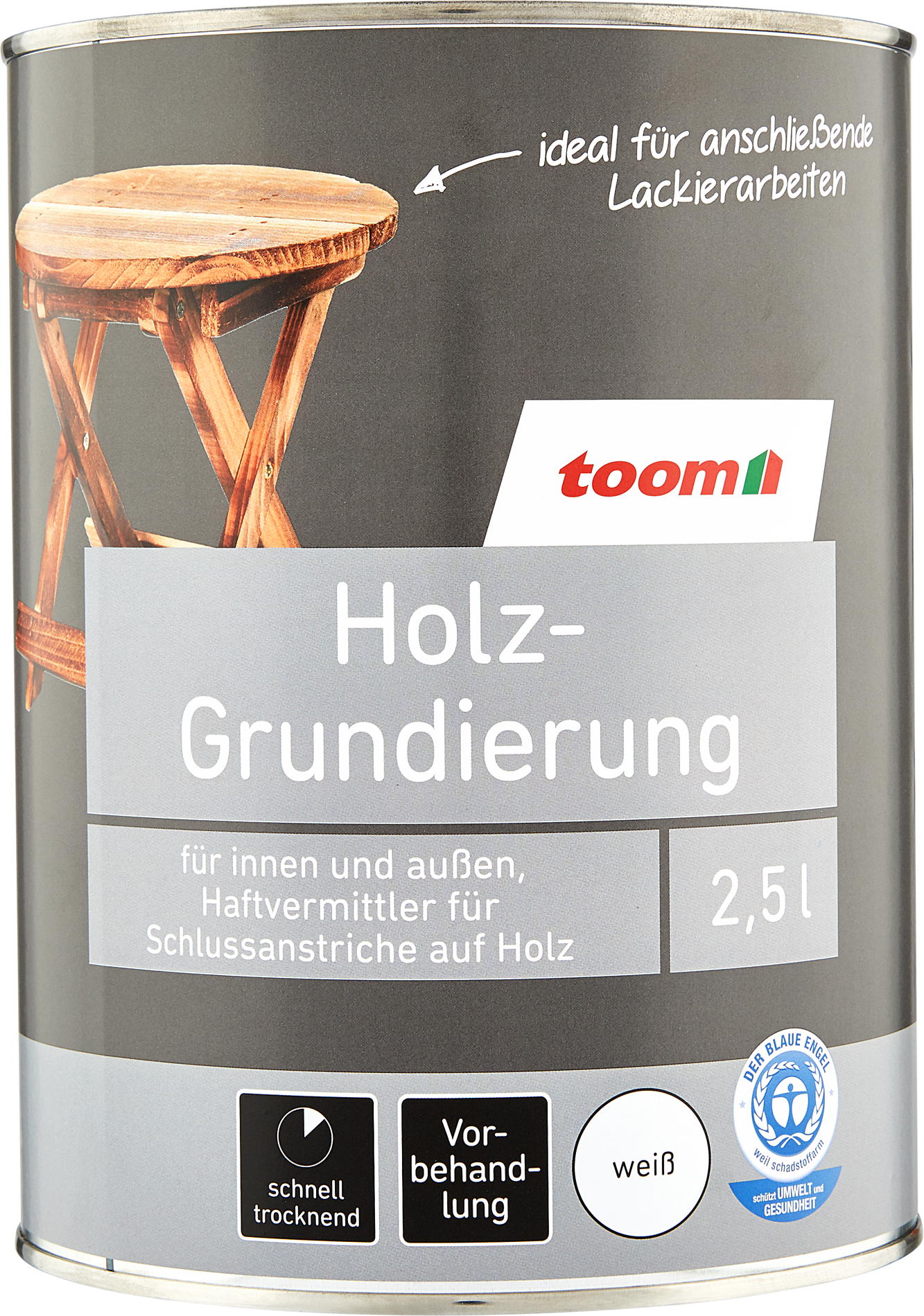 Thumbnail - toom Holzgrundierung weiß 2,5 l