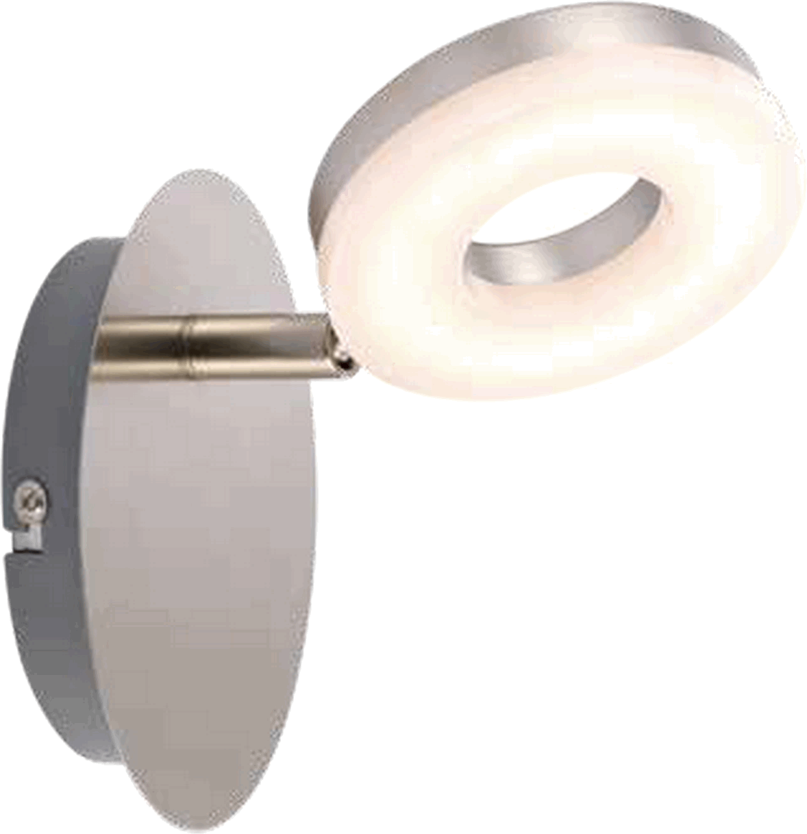 toom LED-Wohnraumstrahler 'Mira' nickelfarben 1-flammig