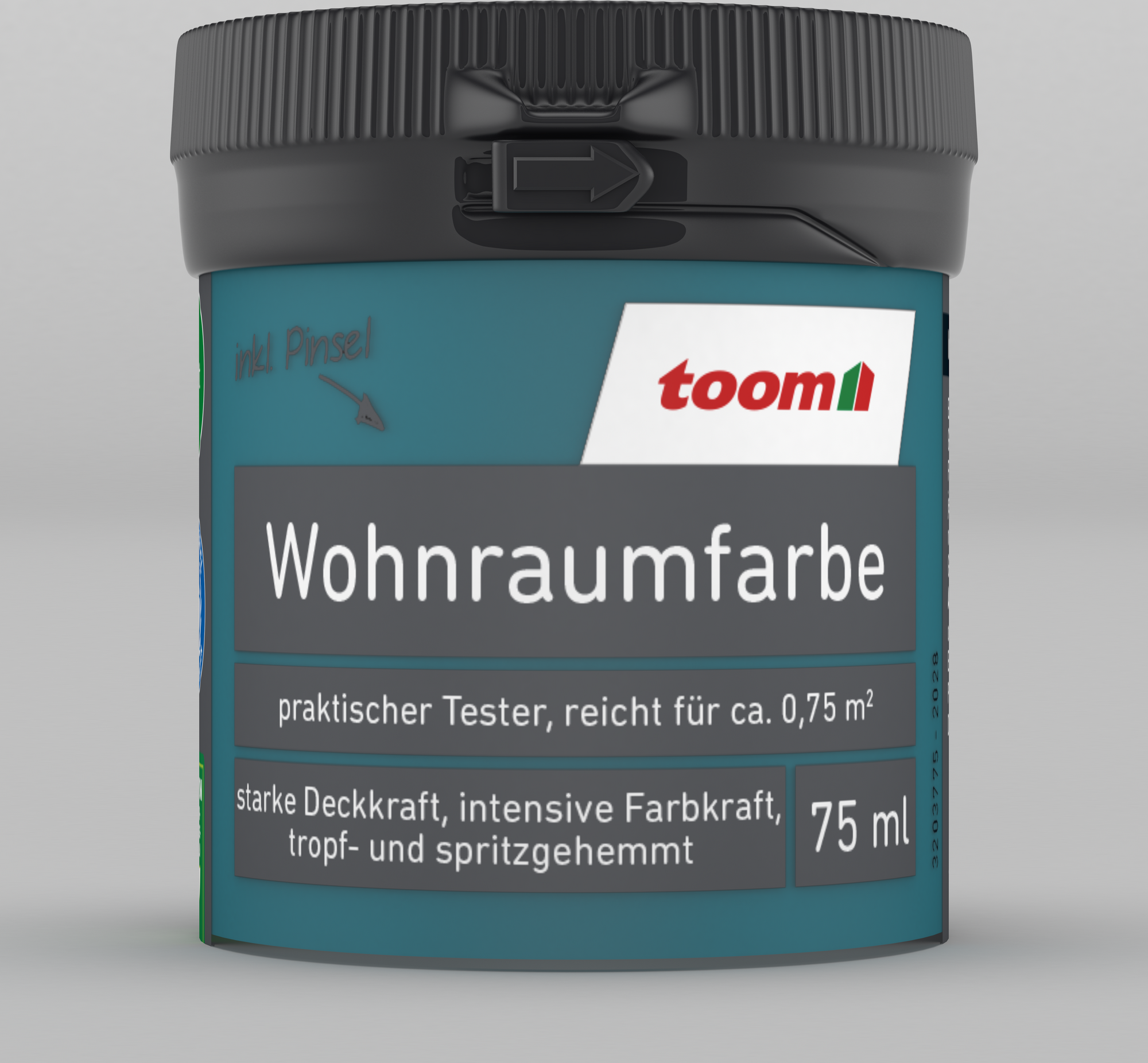 toom Wohnraumfarbe türkis matt 75 ml