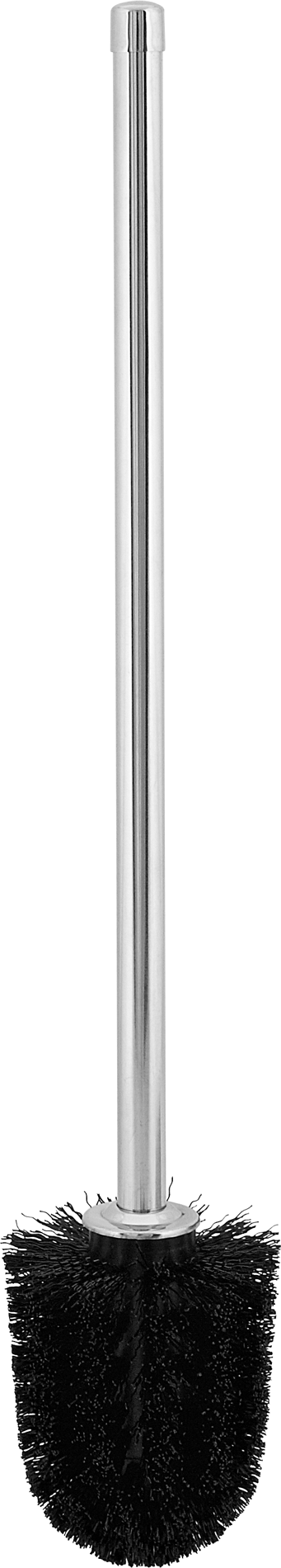 Lenz WC-Ersatzbürste mit Stiel 'Rain/Zen' verchromt/schwarz