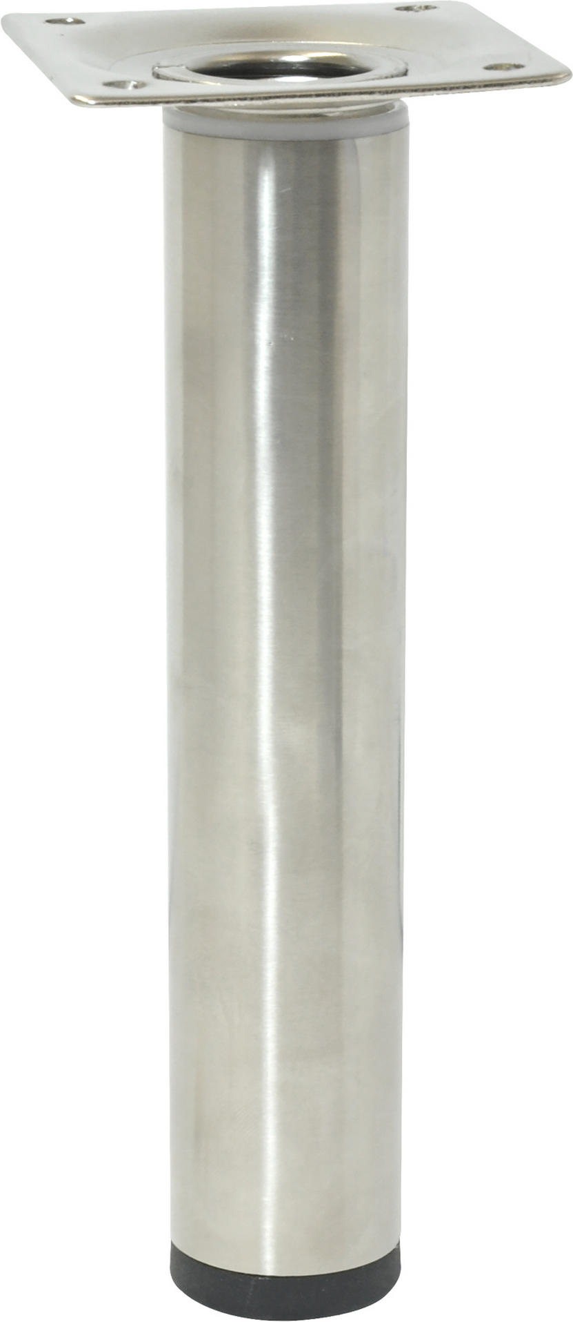 Wagner Möbelbein 'Telescope ST 1829' Industriestahl edelstahlfarben ausziehbar Ø 30 x 160 - 250 mm