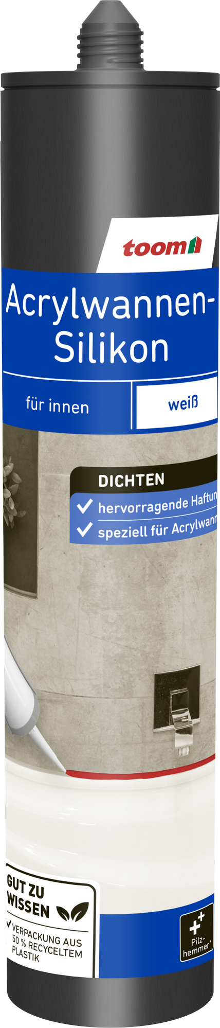 toom Acrylbadewannen-Silikon weiß 310 ml