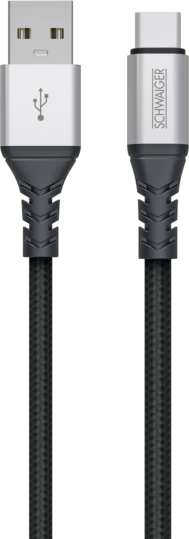 Thumbnail - Schwaiger Ladekabel schwarz USB-C auf USB-A 1,2 m