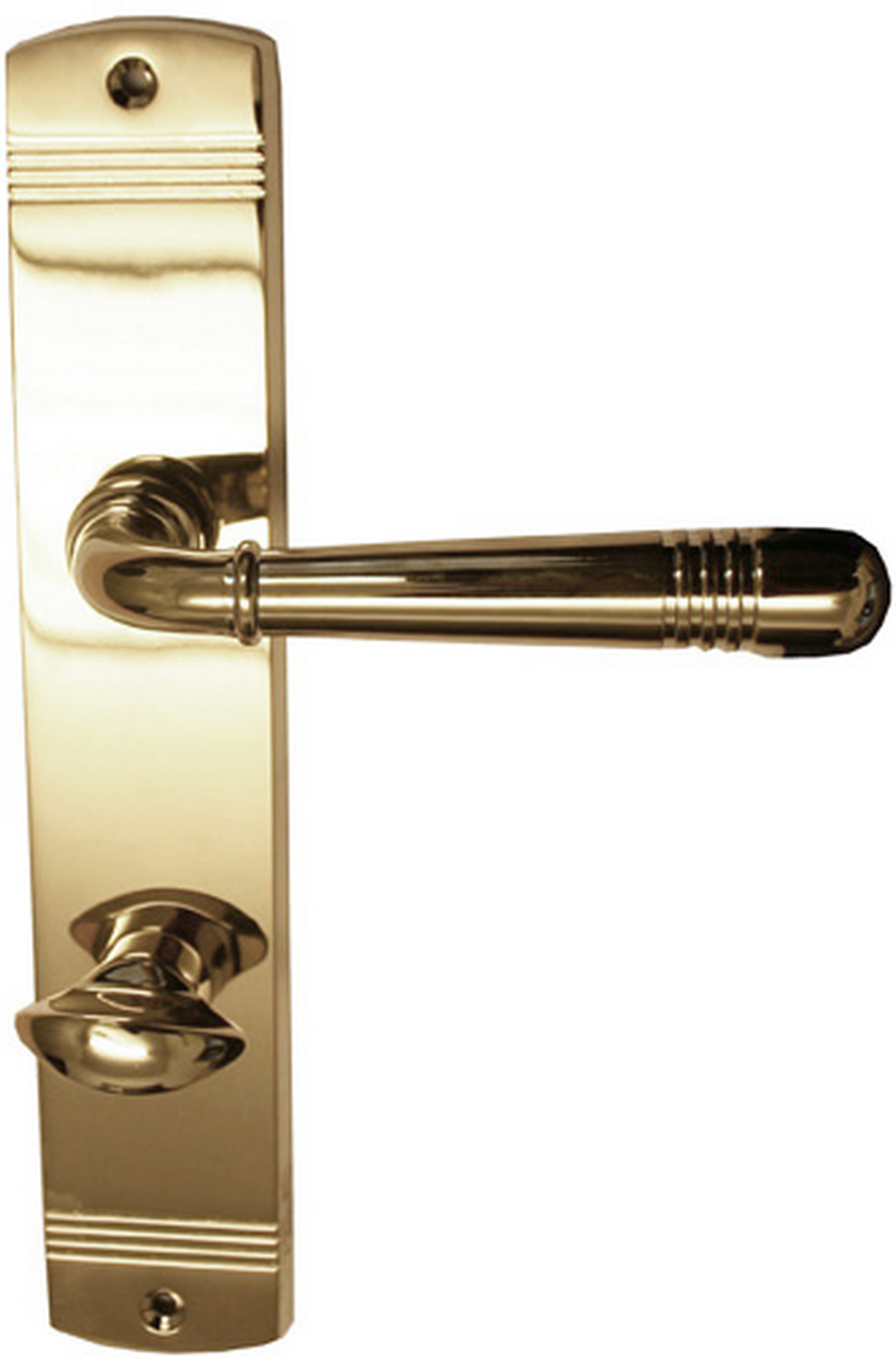 Thumbnail - Alpertec Langschildgarnitur 'Sale' Messing poliert, für Bad/WC