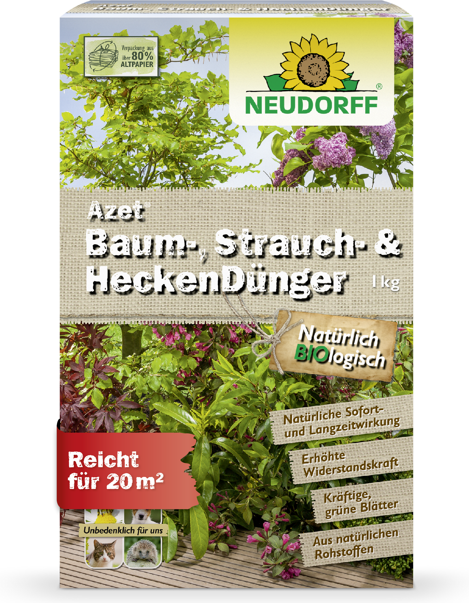 Thumbnail - Neudorff Baum-, Strauch- und Heckendünger 'Azet' 1 kg