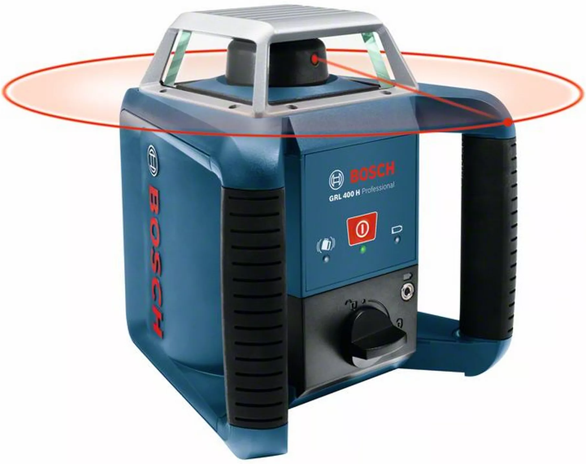 Bosch Rotationslaser 'Professional GRL 400 H' mit Laser-Empfänger, Akku und Ladegerät