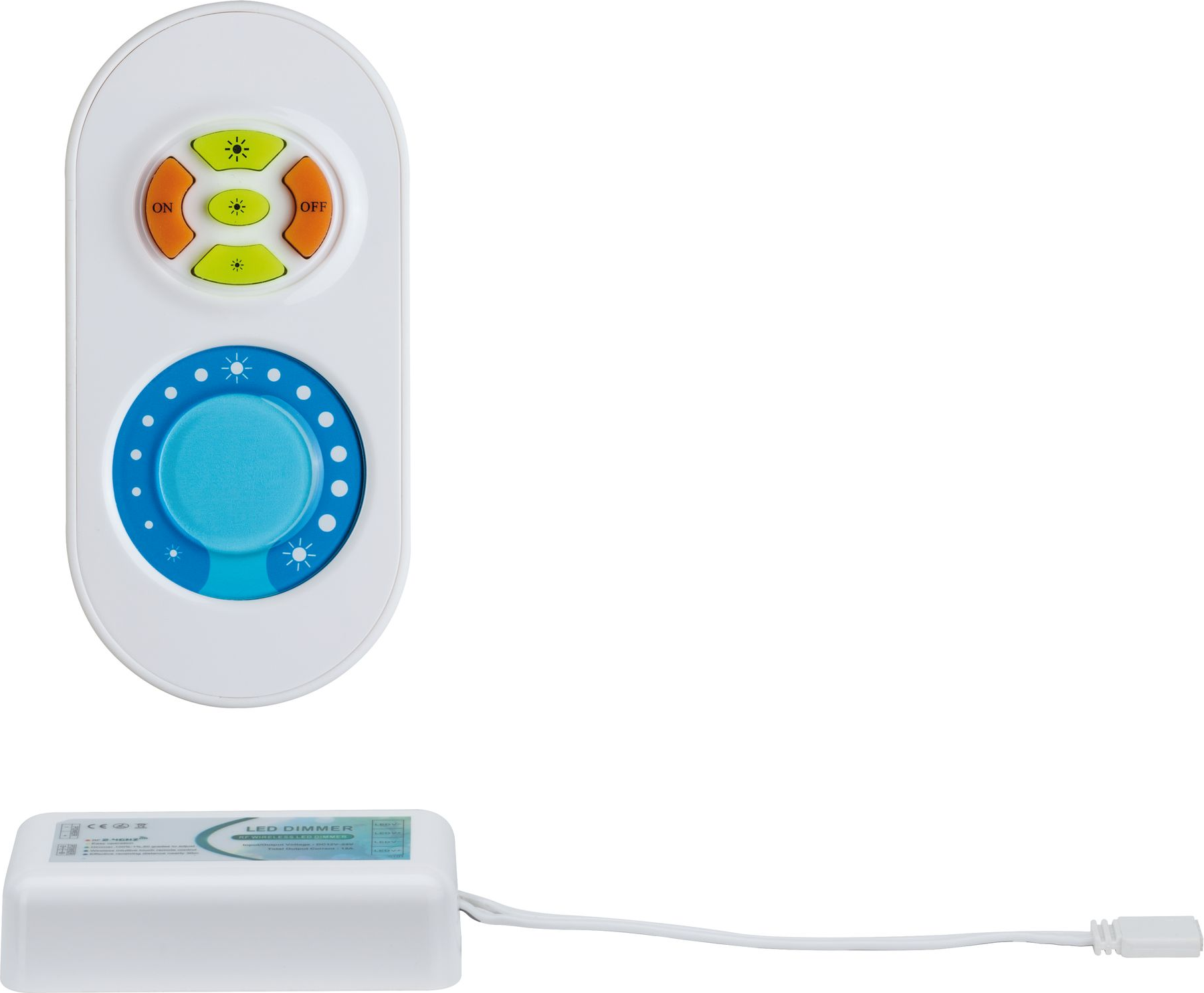 Thumbnail - Paulmann Dimm-/Schalt-Controller 'MaxLED' 2.4 GHz 24 V max. 144 W mit Fernbedienung