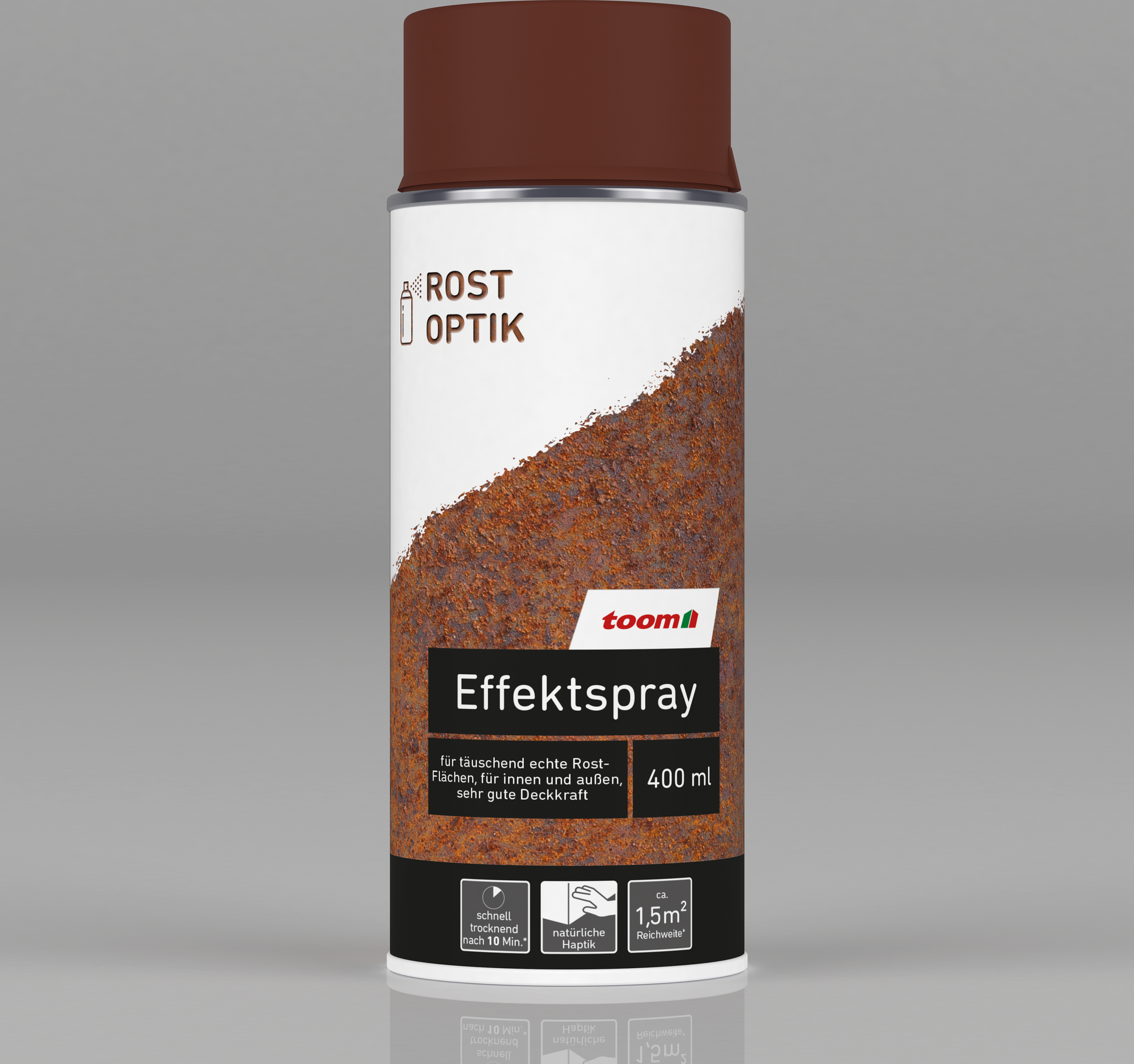 Thumbnail - toom Effekt-Sprühlack rotbraun 400 ml