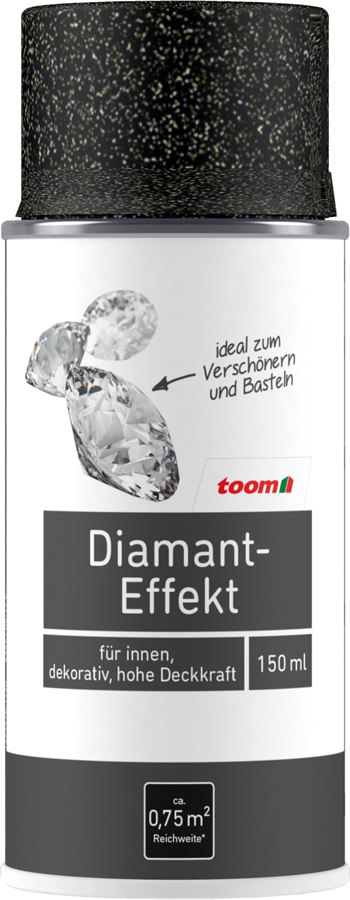 Thumbnail - toom Diamant-Effekt-Sprühlack gold glänzend 150 ml