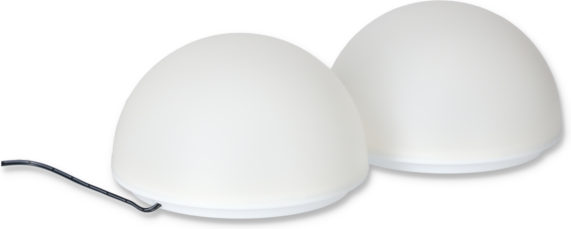 toom Solar-Bodenleuchte mit 5 Halbkugeln weiß Ø 15 cm