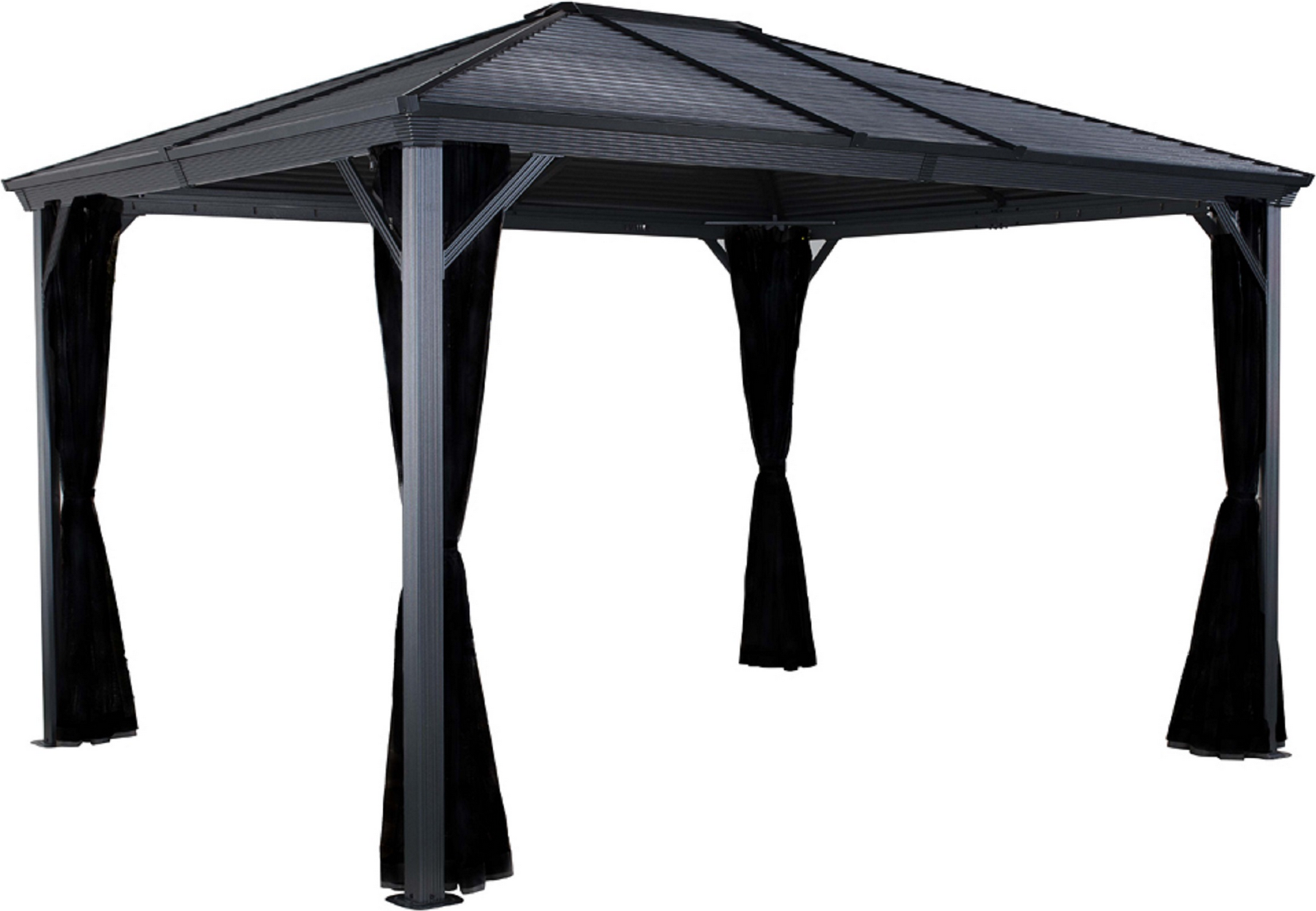 Sojag Pavillon 'Ventura 10 x 10' anthrazit 296 x 296 x 261 cm