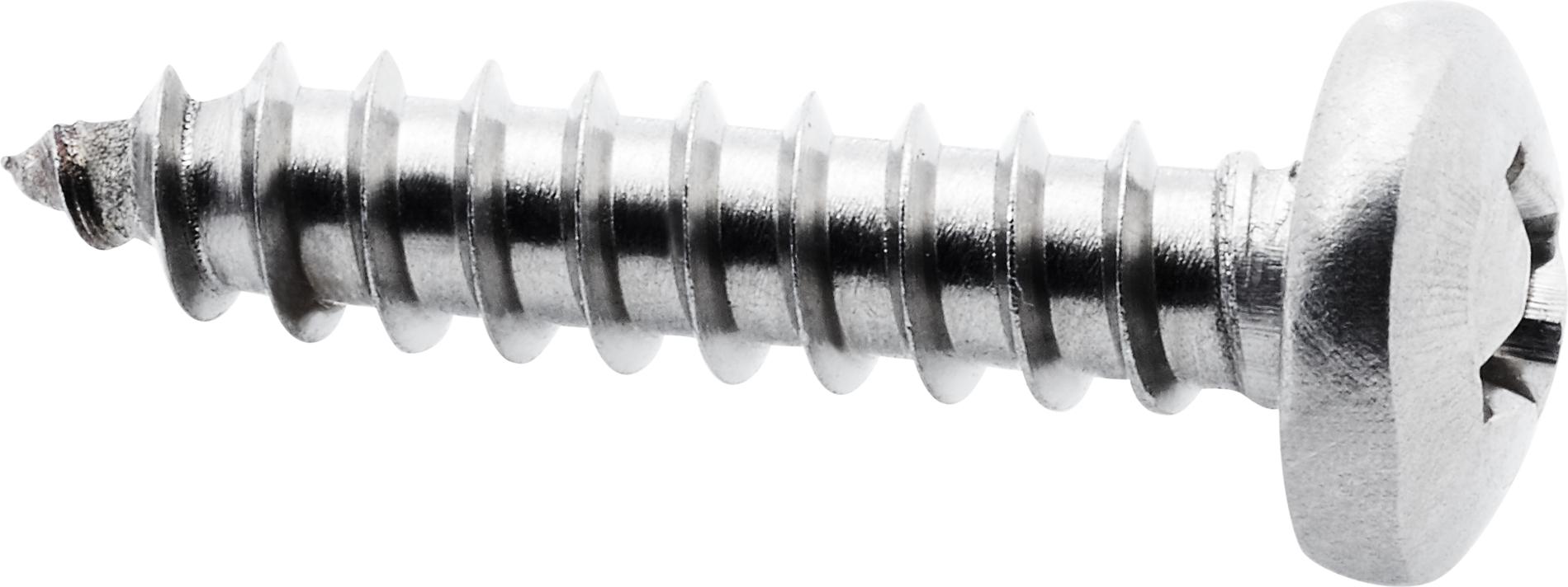 toom Blechschrauben PH2 Kreuzschlitz Edelstahl 3,5 x 13 mm 50 Stück